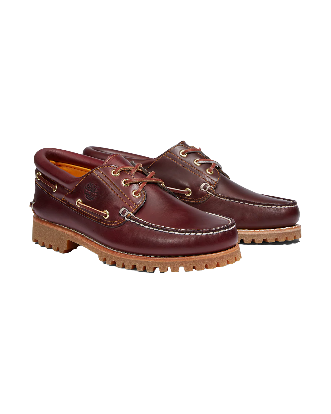 Timberland Authentics 3-Eye Boat Shoe - Burgundy - Image 3