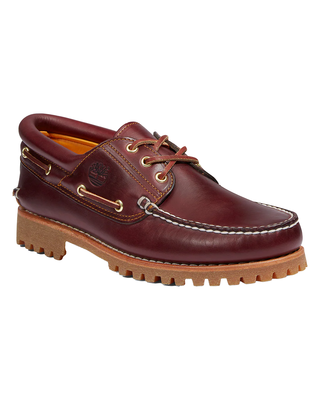 Timberland Authentics 3-Eye Boat Shoe - Burgundy - Image 4