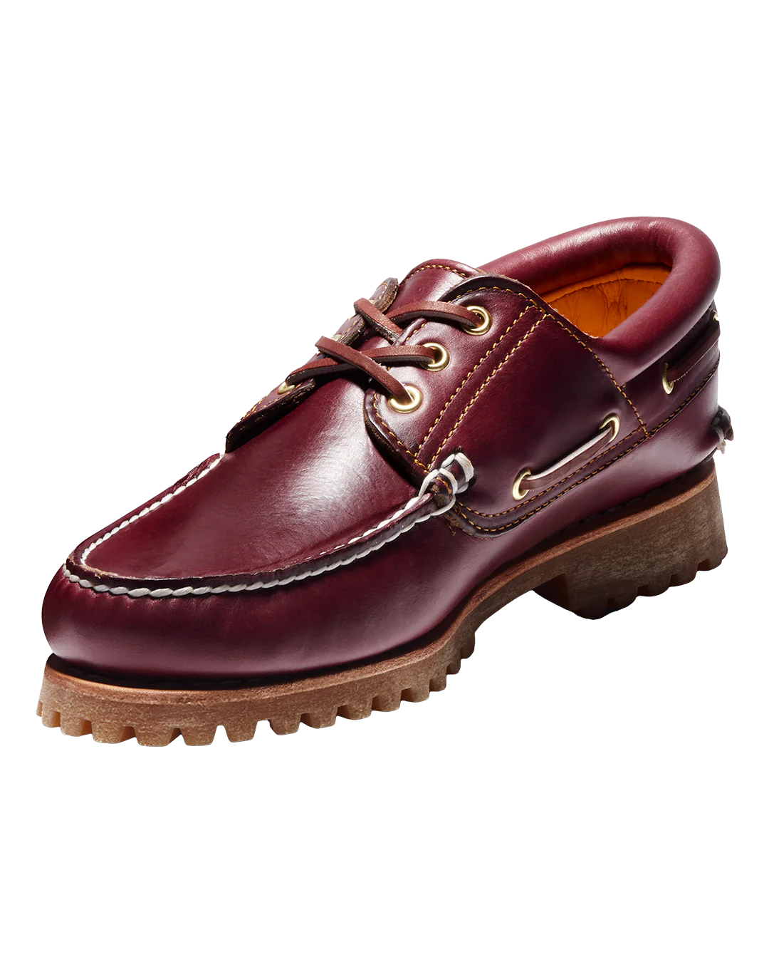 Timberland Authentics 3-Eye Boat Shoe - Burgundy - Image 5