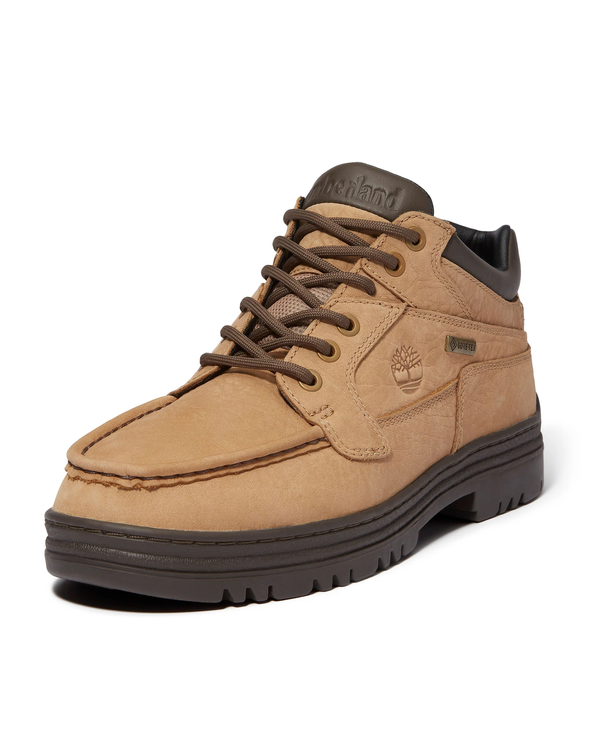 TIMBERLAND HERITAGE MD BEIGE NUBUCK W DK BRN - Image 6