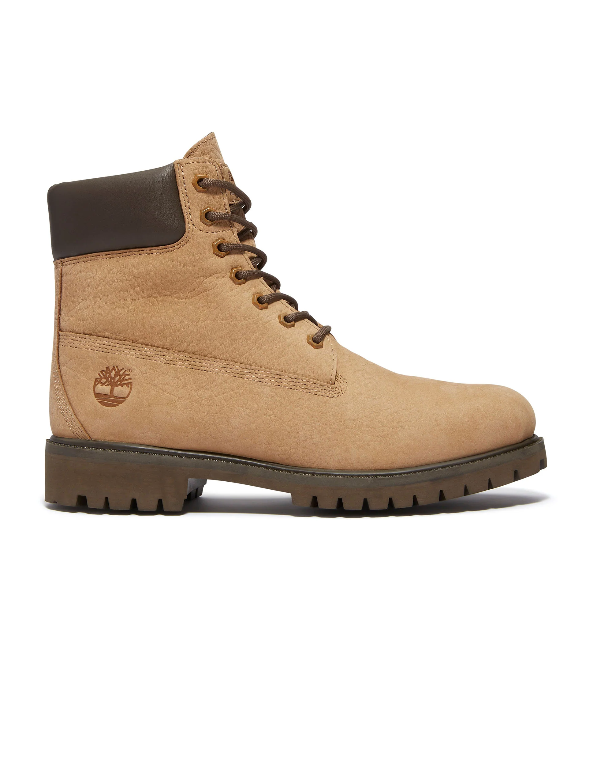 PREMIUM 6-INCH BOOT - BEIGE NUBUCK / DARK BROWN