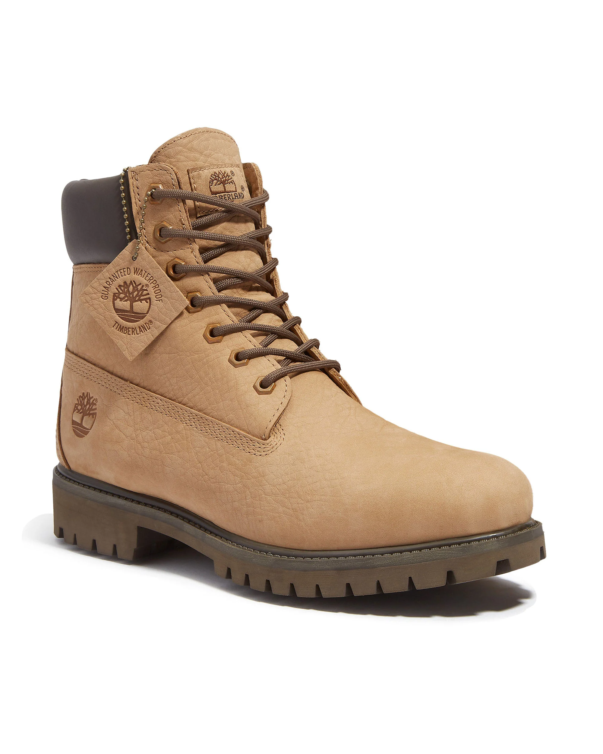 PREMIUM 6-INCH BOOT - BEIGE NUBUCK / DARK BROWN - Image 5