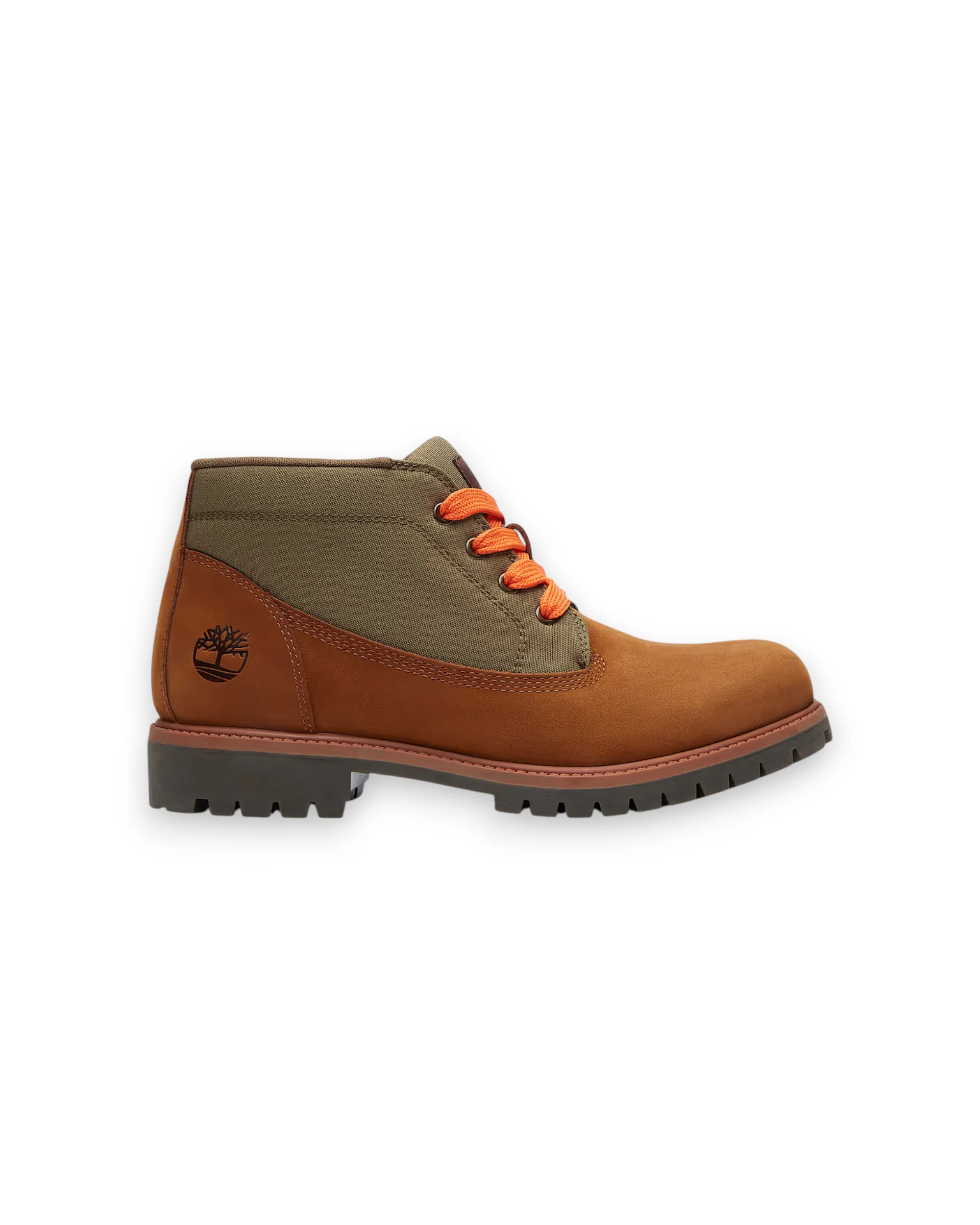 TIMBERLAND PREMIUM MD BRN NUBUCK WITH DK GRN