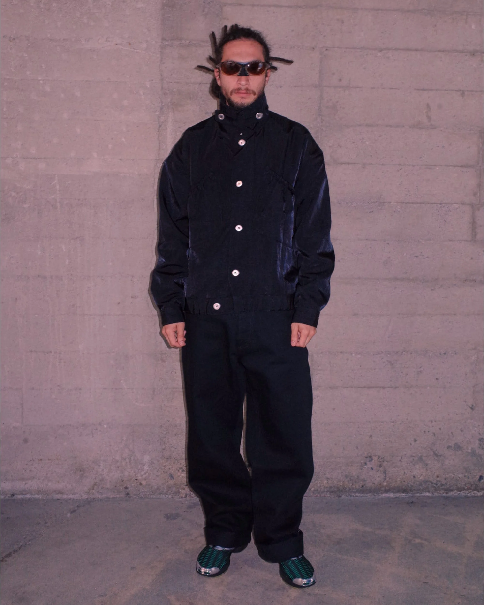 Titan Bomber Jacket - Black - Image 3