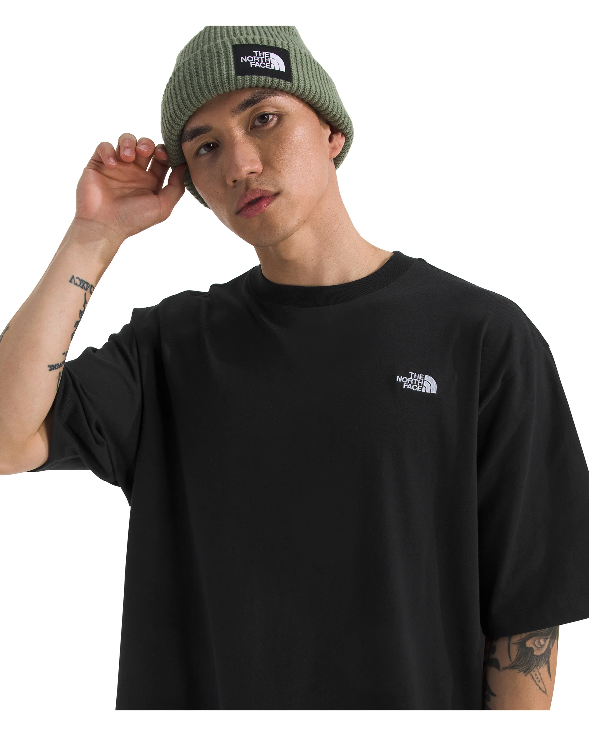 Men's Essential Simple Dome Oversized Tee - Black - Image 2
