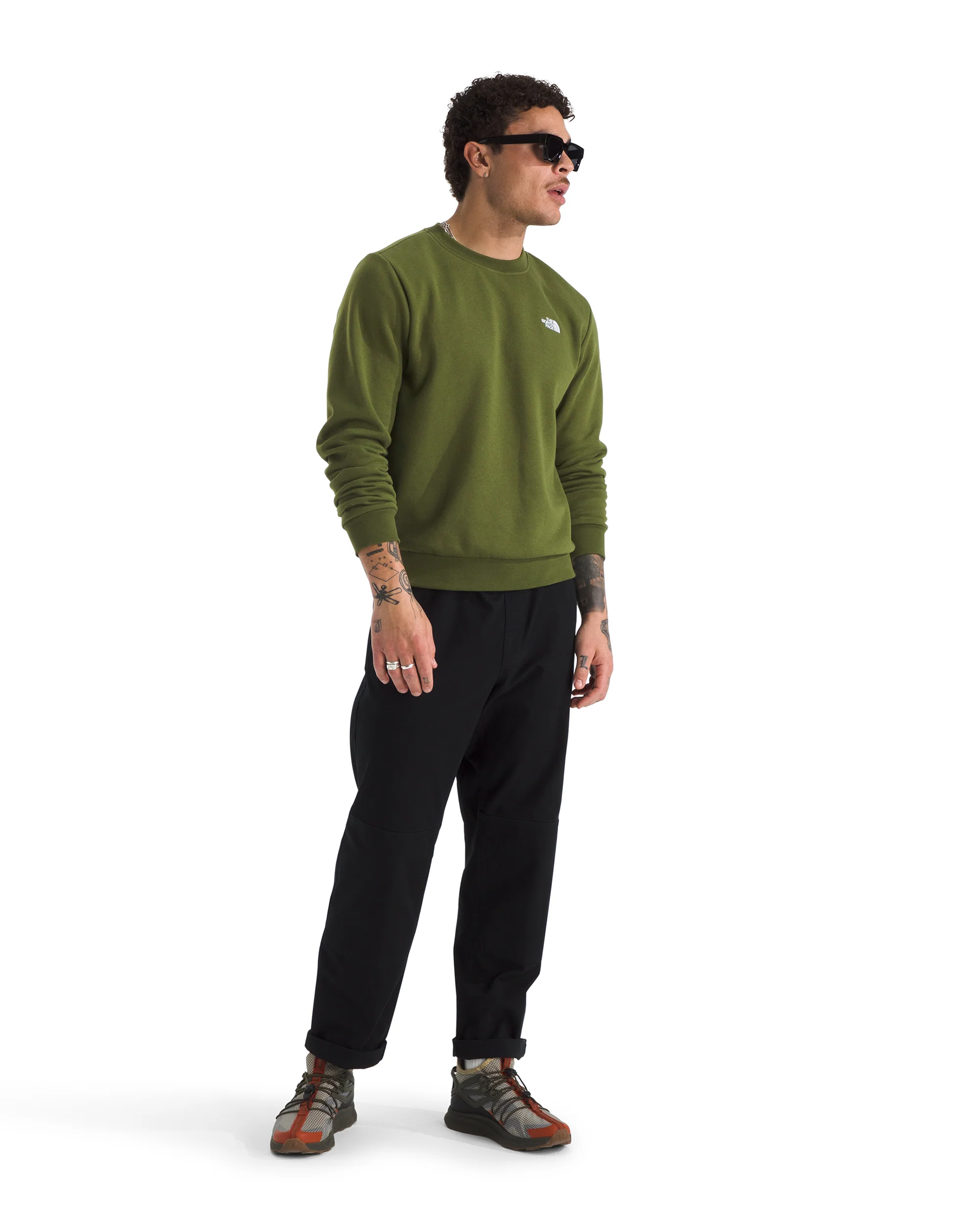 Men's Evolution Simple Dome Crewneck - Green - Image 2
