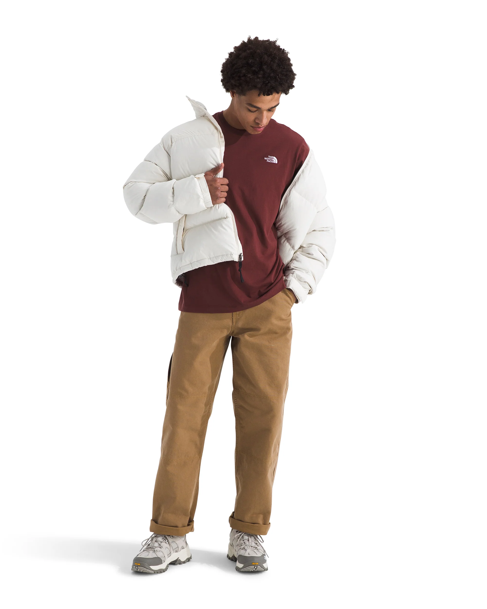 TNF M EVOLUTION SIMPLE DOME TEE SUMAC - Image 2