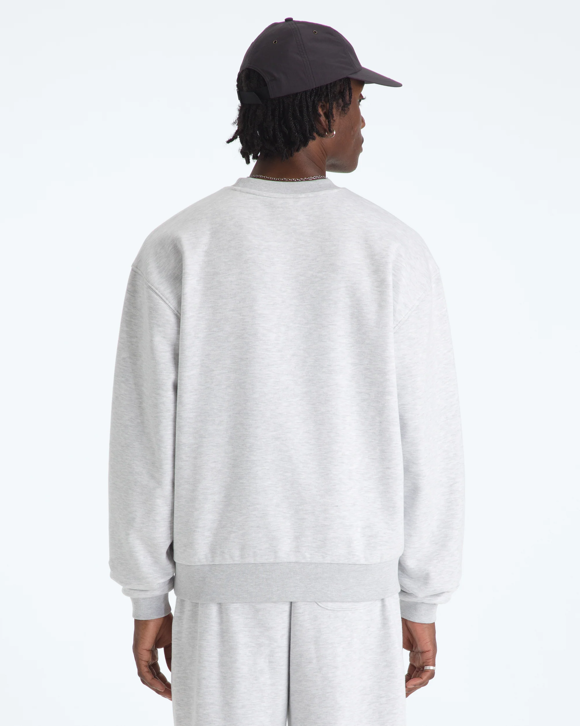 TNF M RED BOX CREWNECK GREY - Image 5