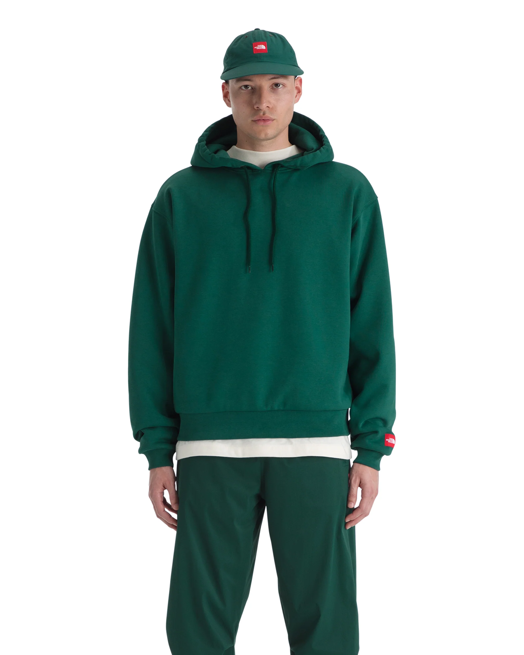 TNF M RED BOX HOODIE GREEN - Image 4