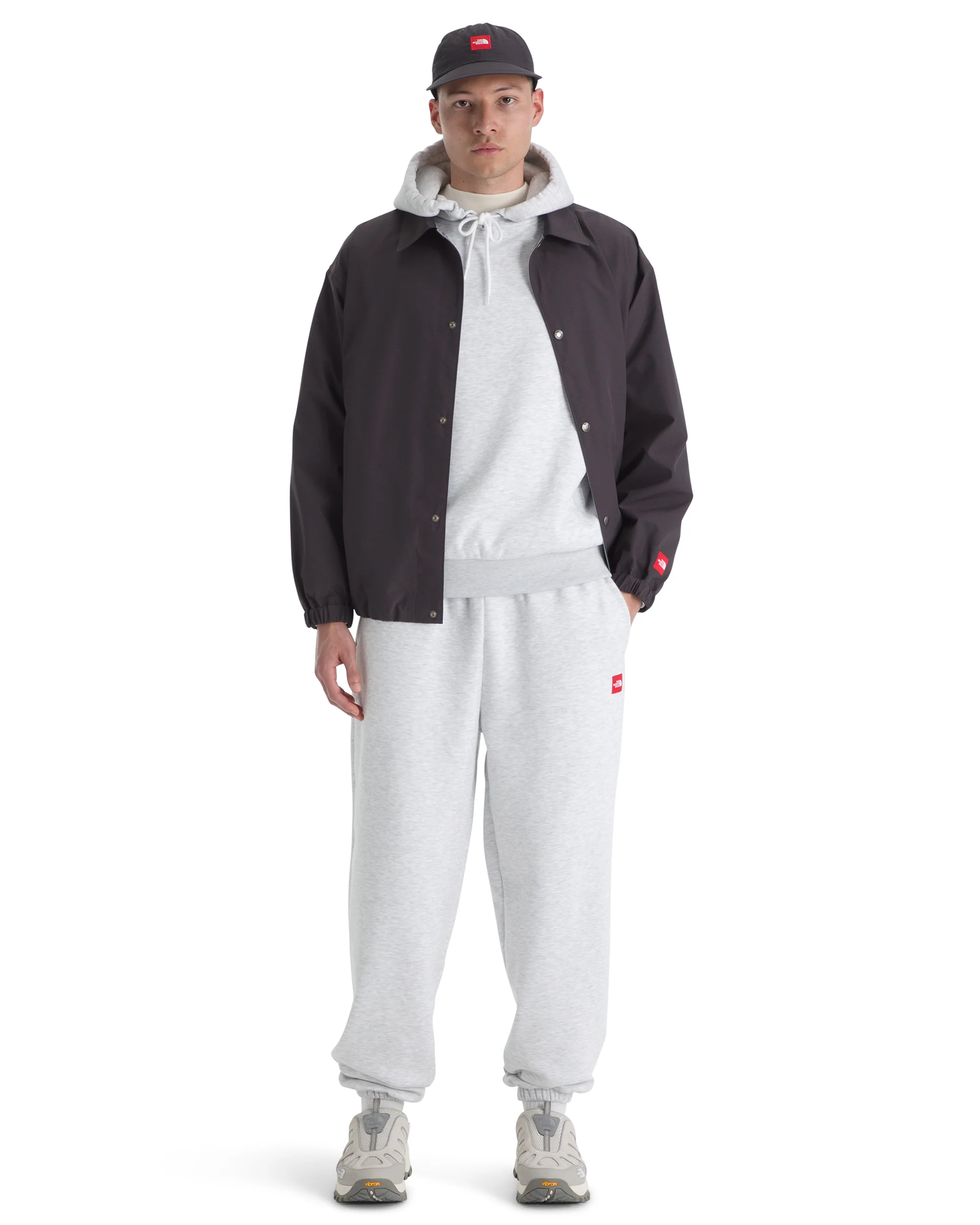 TNF M RED BOX SWEATPANT GREY - Image 2