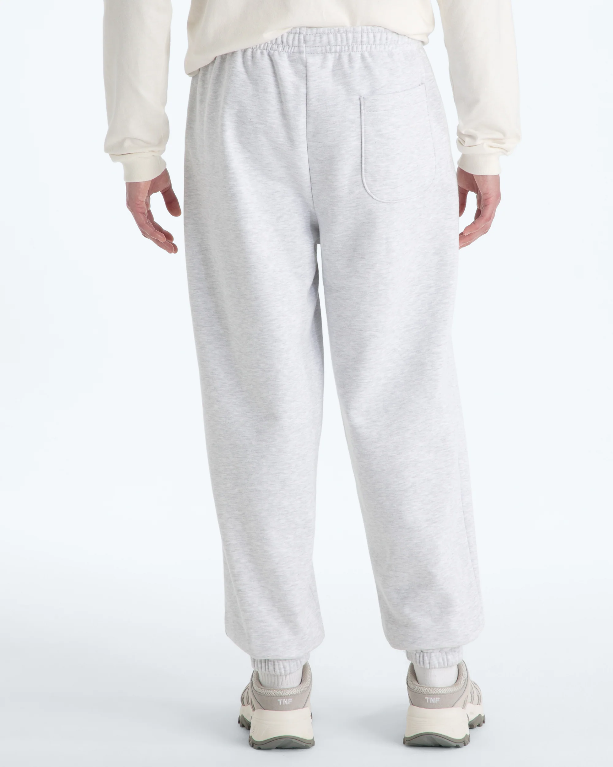 TNF M RED BOX SWEATPANT GREY - Image 4
