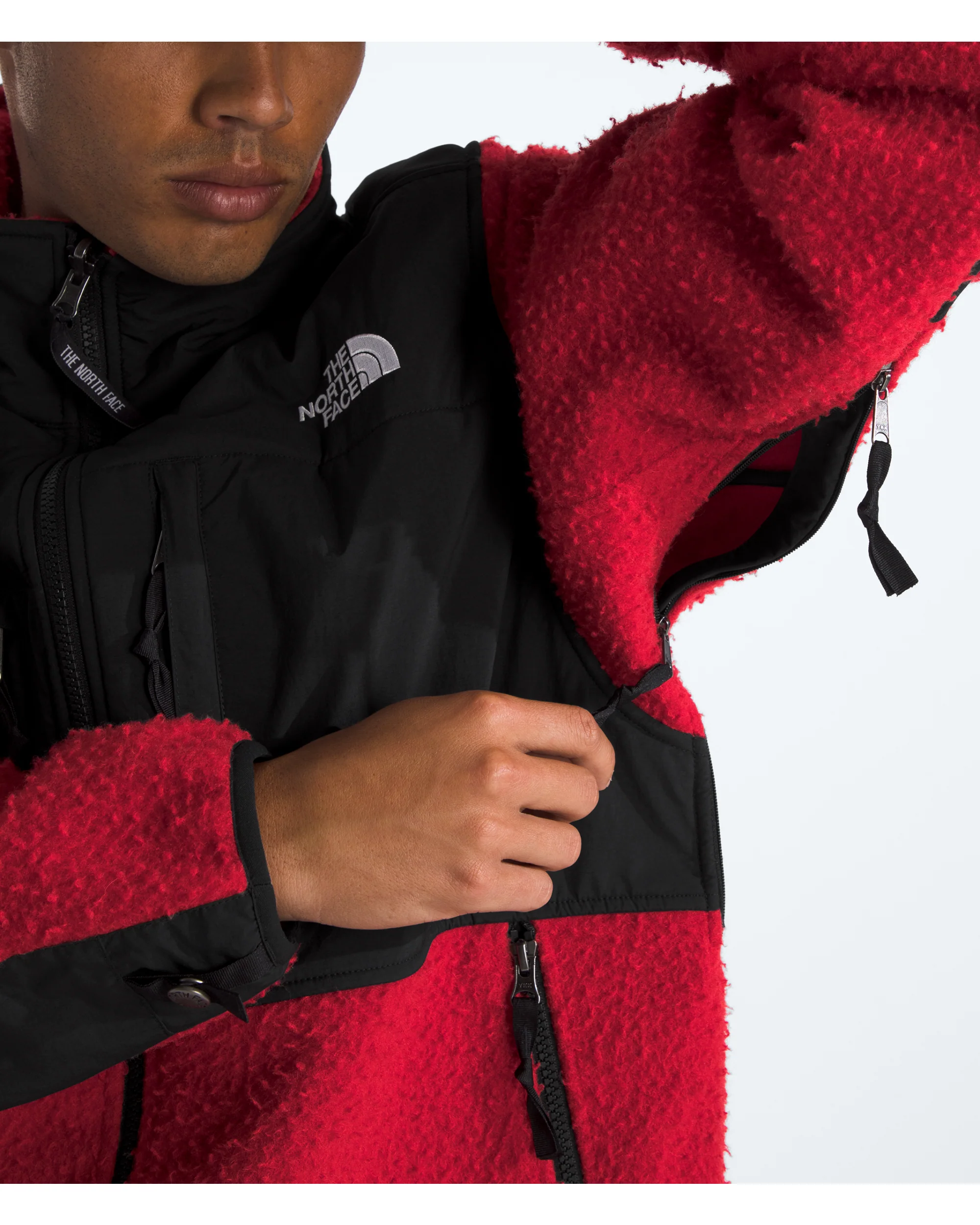 TNF MEN'S 1995 CASENTINO DENALI JACKET - RED - Image 5