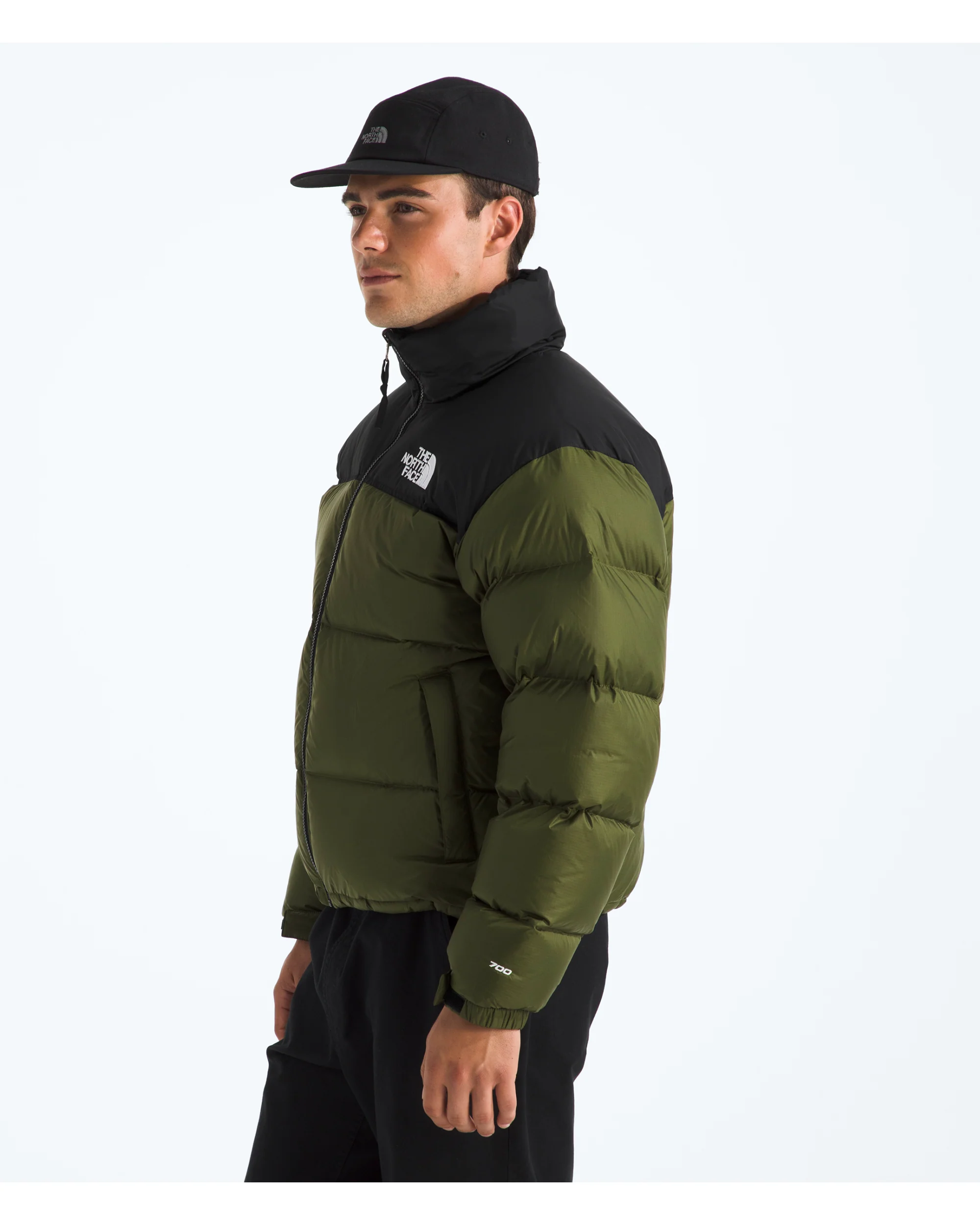 TNF MEN'S 1996 RETRO NUPTSE JACKET - WOODLAND GREEN/BLACK - Image 2