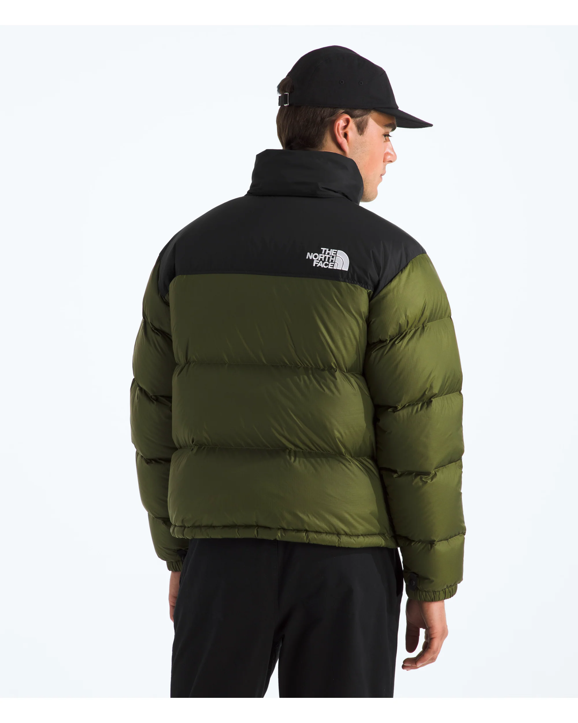 TNF MEN'S 1996 RETRO NUPTSE JACKET - WOODLAND GREEN/BLACK - Image 3