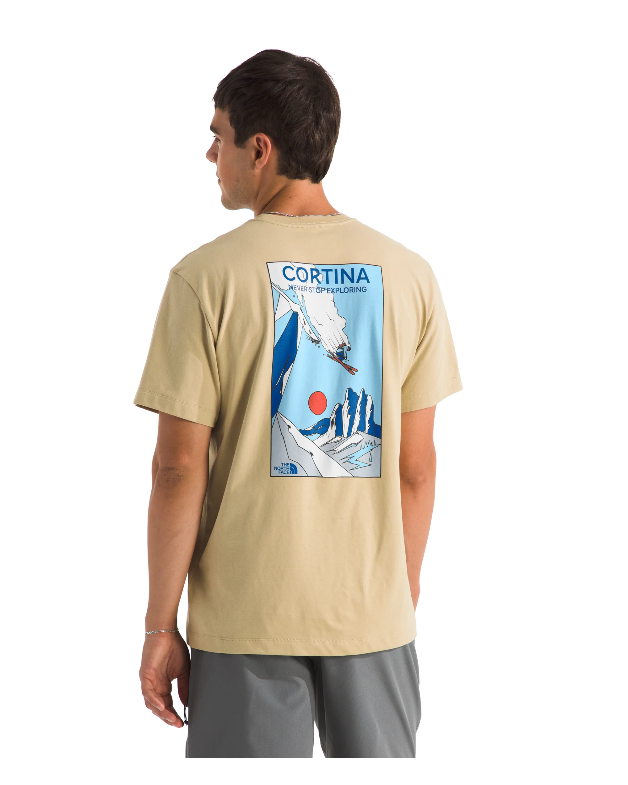 TNF MEN'S MOUNTAIN CELEBRATION REGULAR SHORT-SLEEVE TEE - GRAPHIC STONE - Image 2