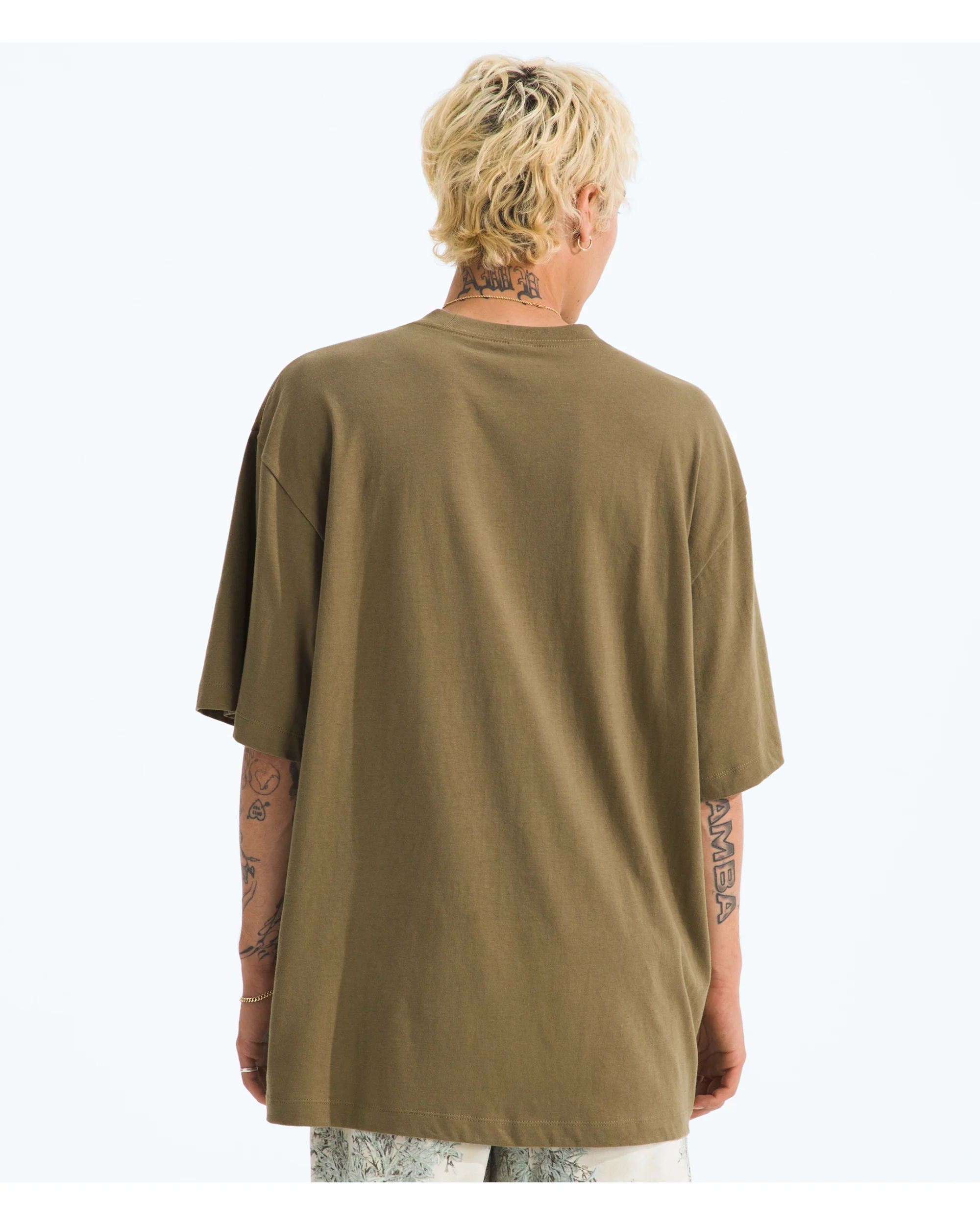 MEN'S TNF™ ESSENTIAL SIMPLE DOME OVERSIZED SHORT-SLEEVE TEE - CEDAR - Image 2