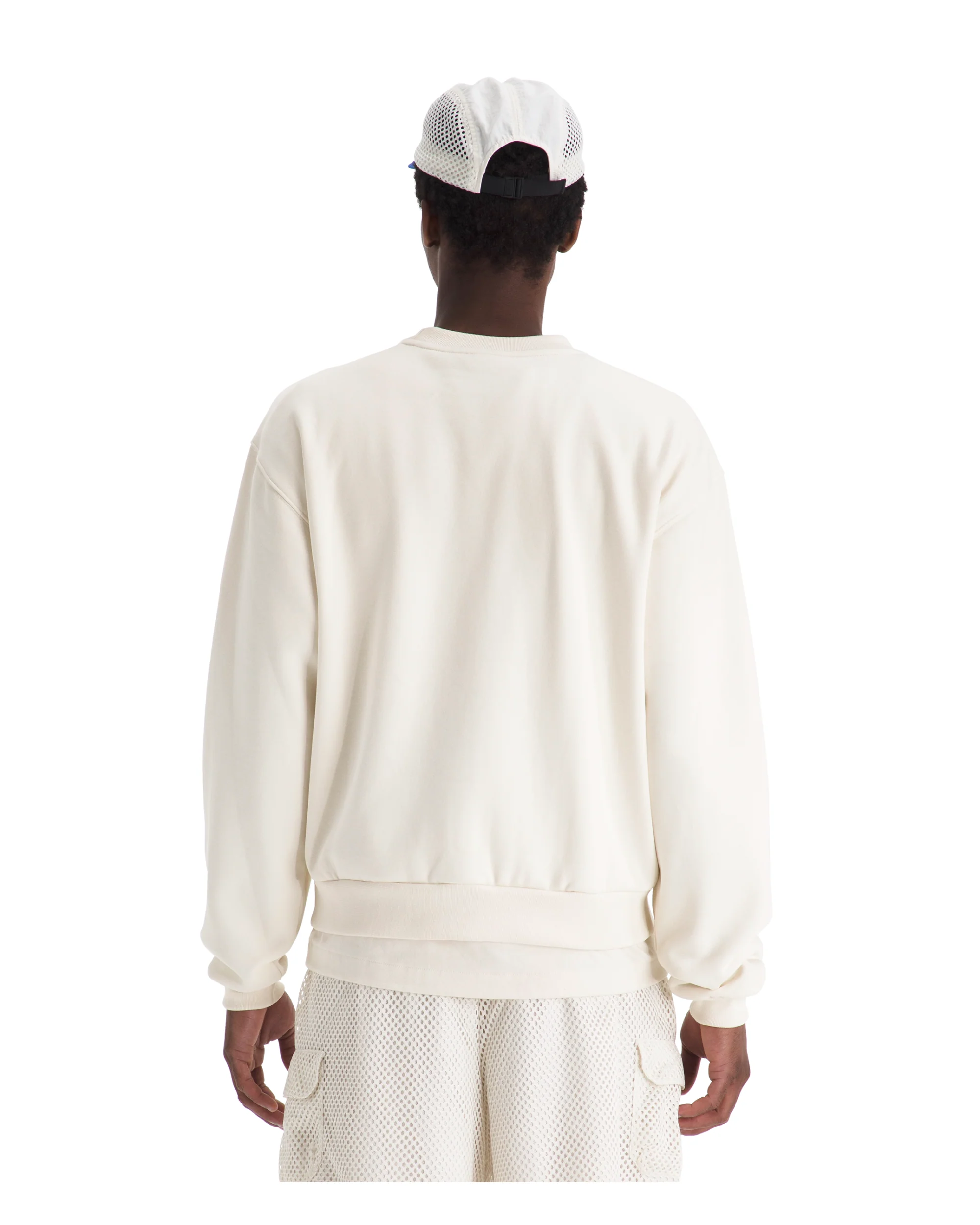 TNF MEN'S TNF™ RED BOX CREW - WHITE - Image 2