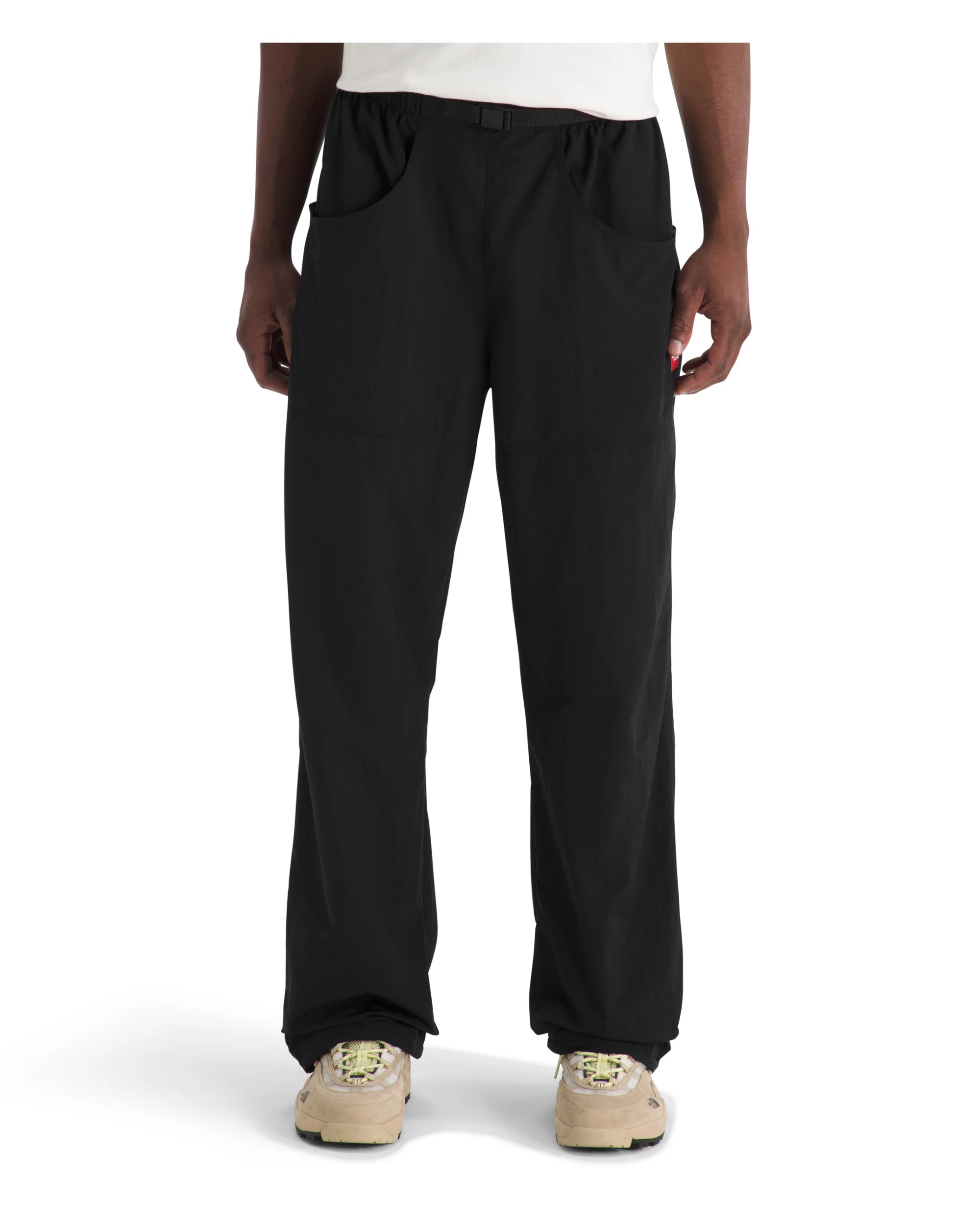 TNF MEN'S TNF™ RED BOX NYLON BELTED PANT BLACK