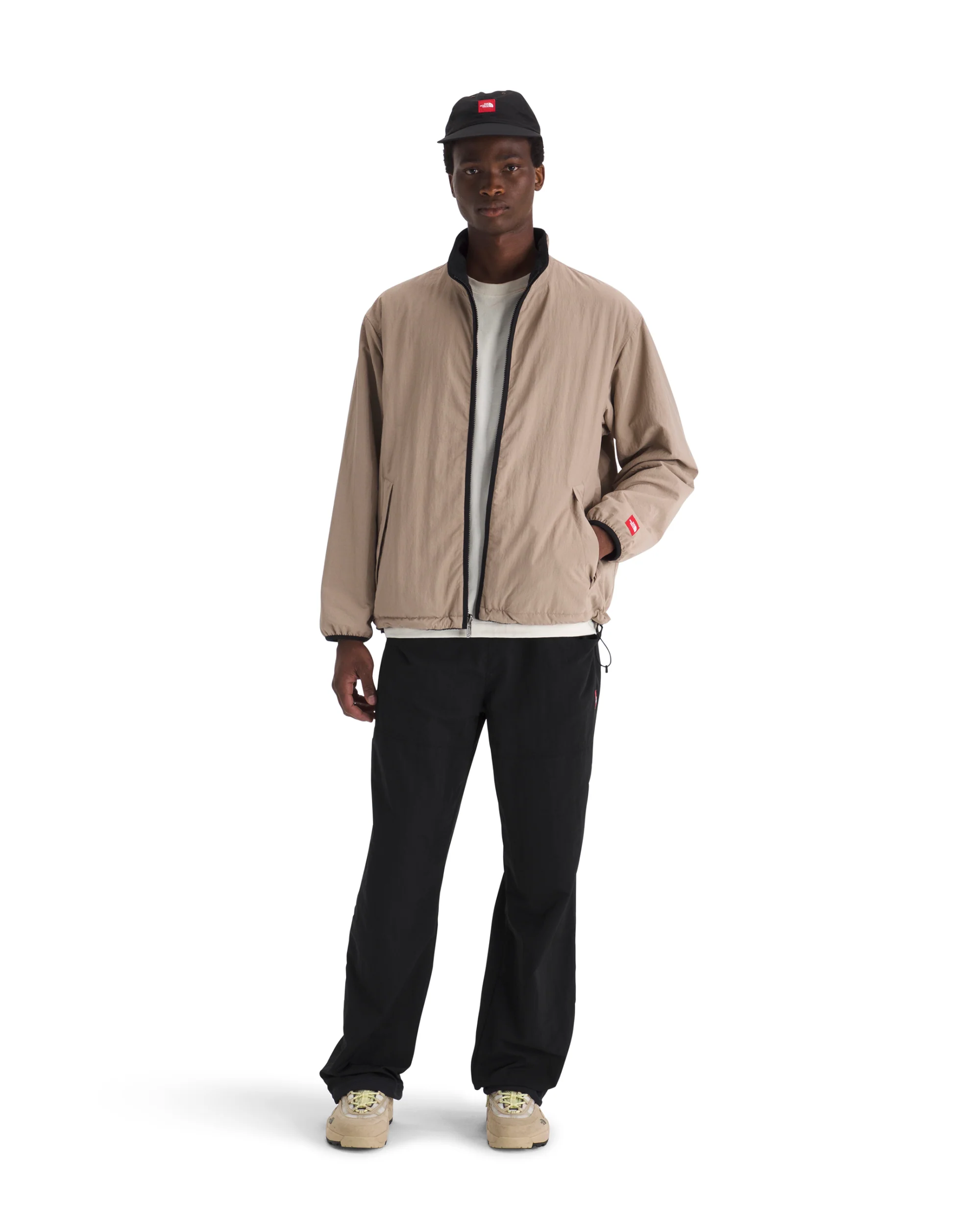 TNF MEN'S TNF™ RED BOX NYLON BELTED PANT BLACK - Image 4