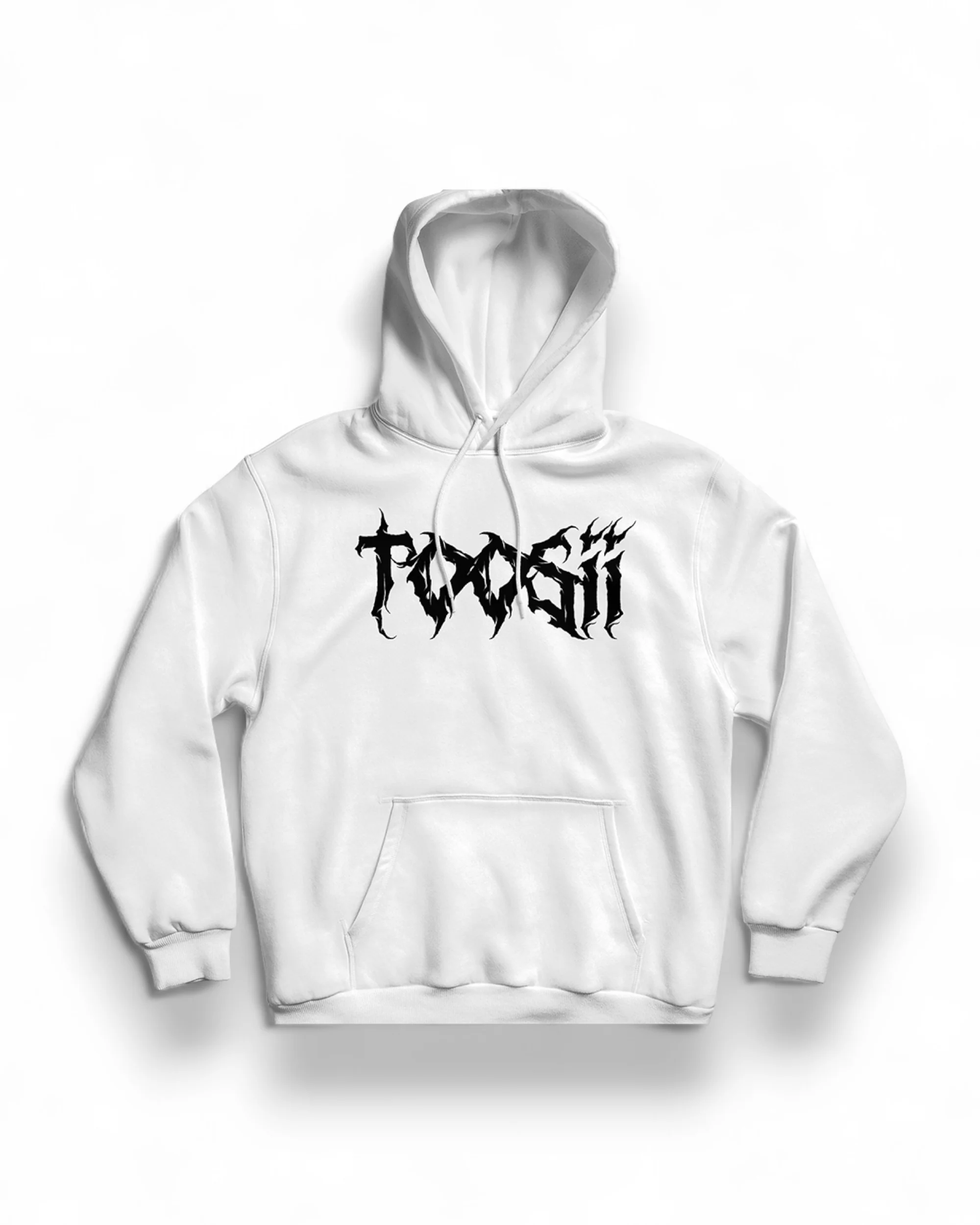 TOOSII POETIC PAIN WHITE HOODIE