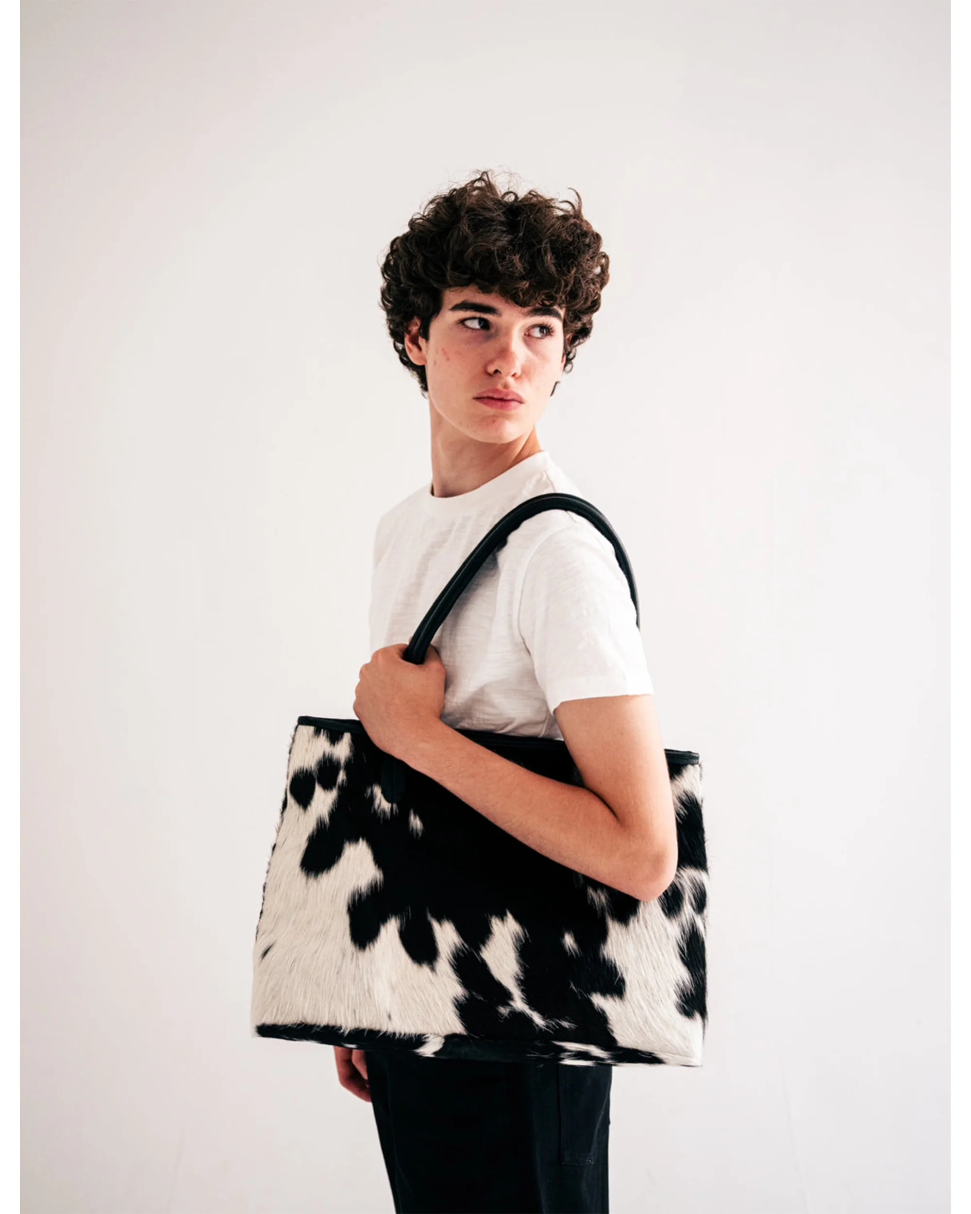 Tote Bag - Authentic Cowhide - Image 2