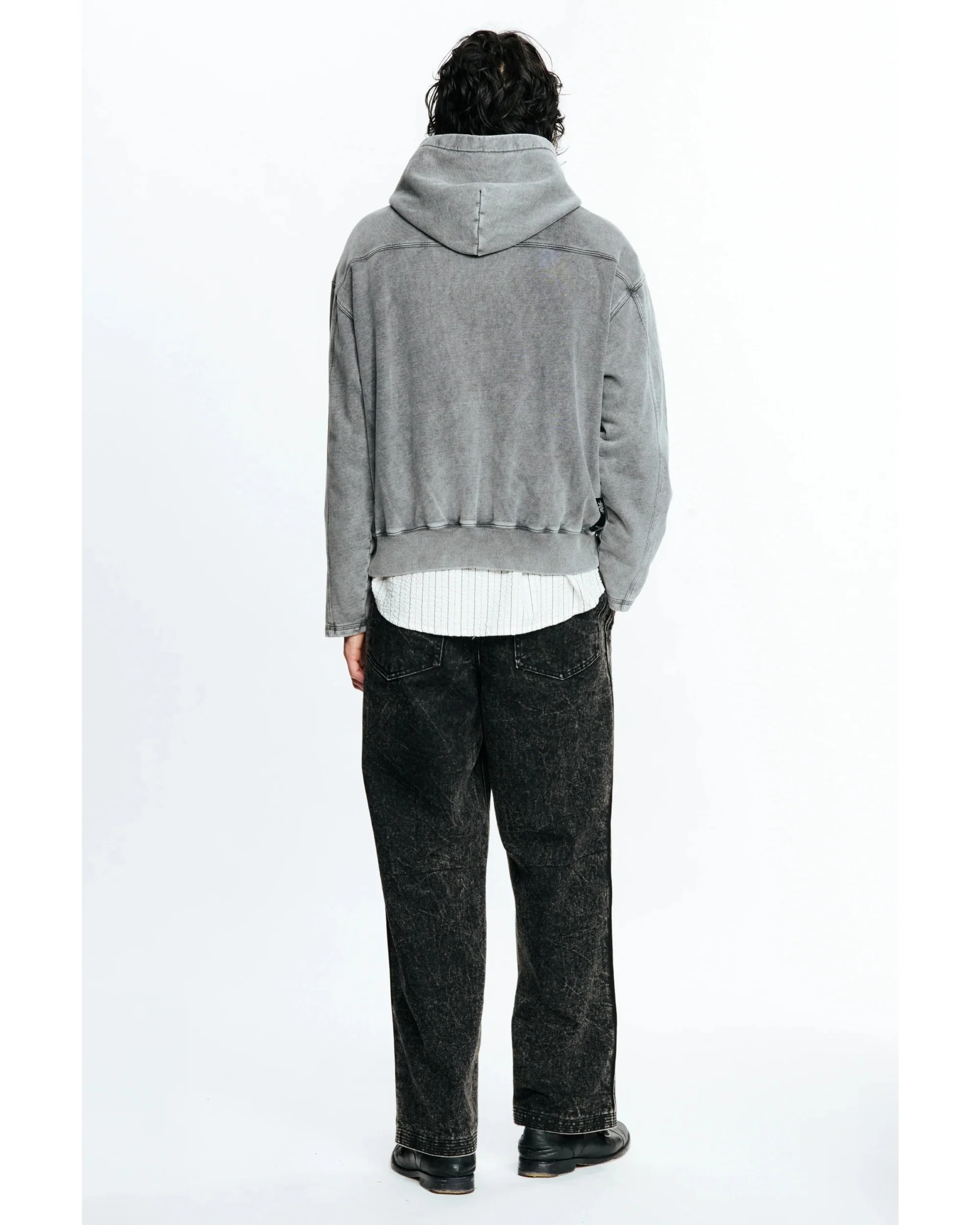 TOUR ZIP HOOD - BLACK SNOW - Image 3