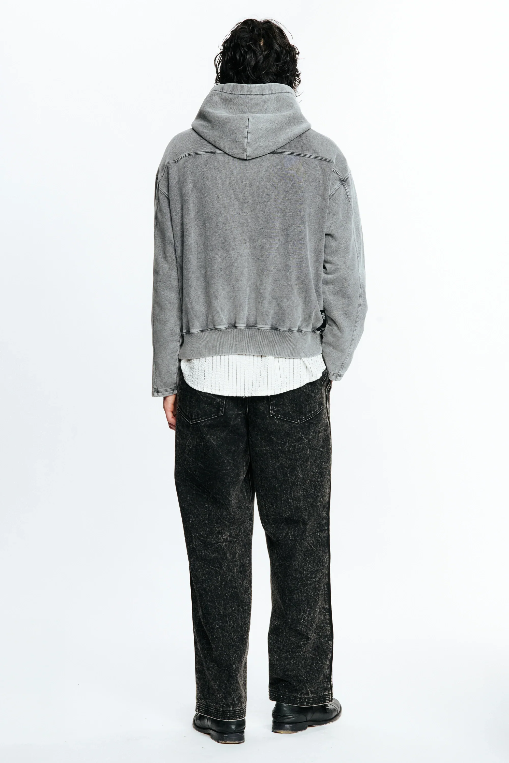 TOUR ZIP HOOD - BLACK SNOW - Image 6