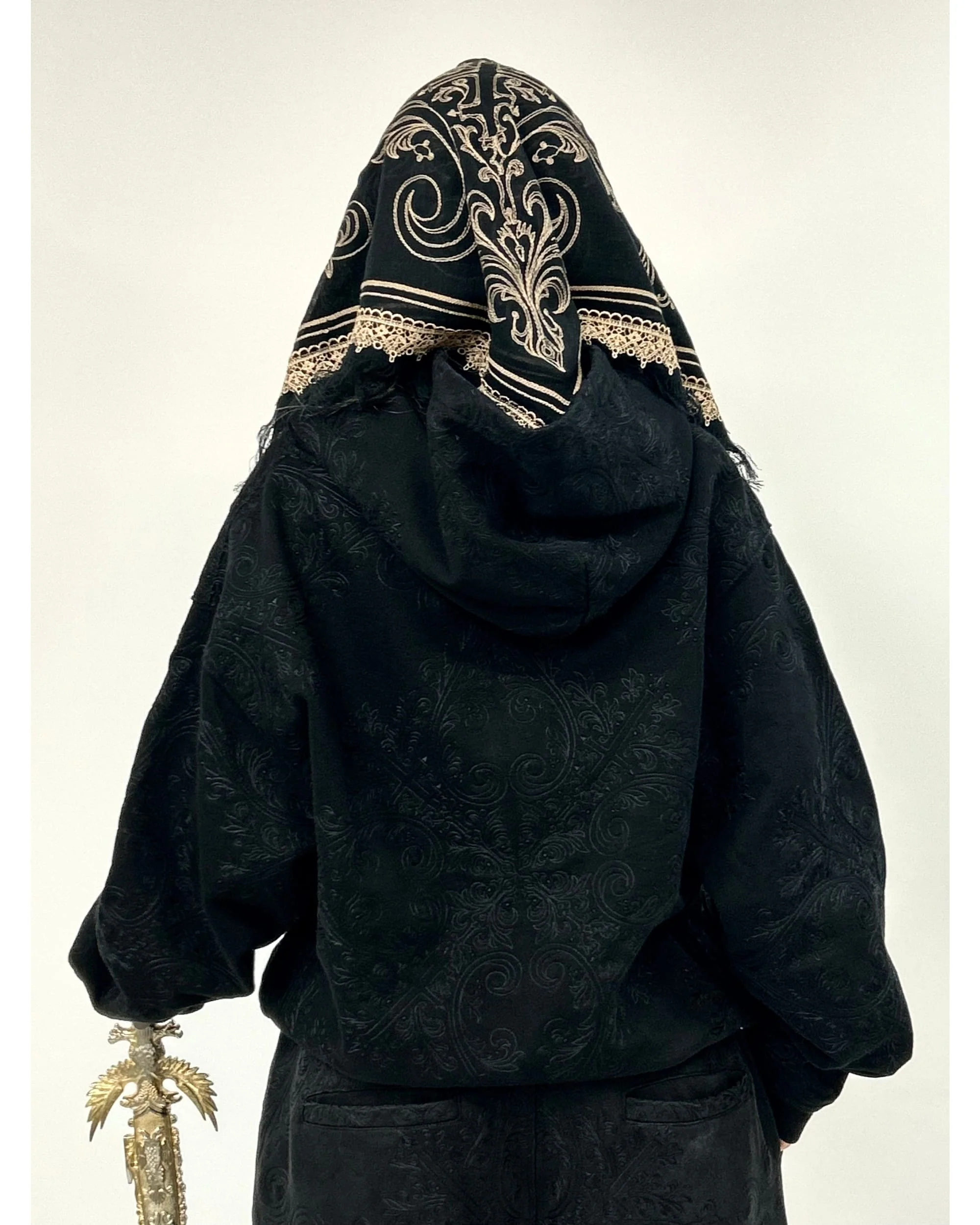 TRANCE HOODIE - BLACK - Image 5