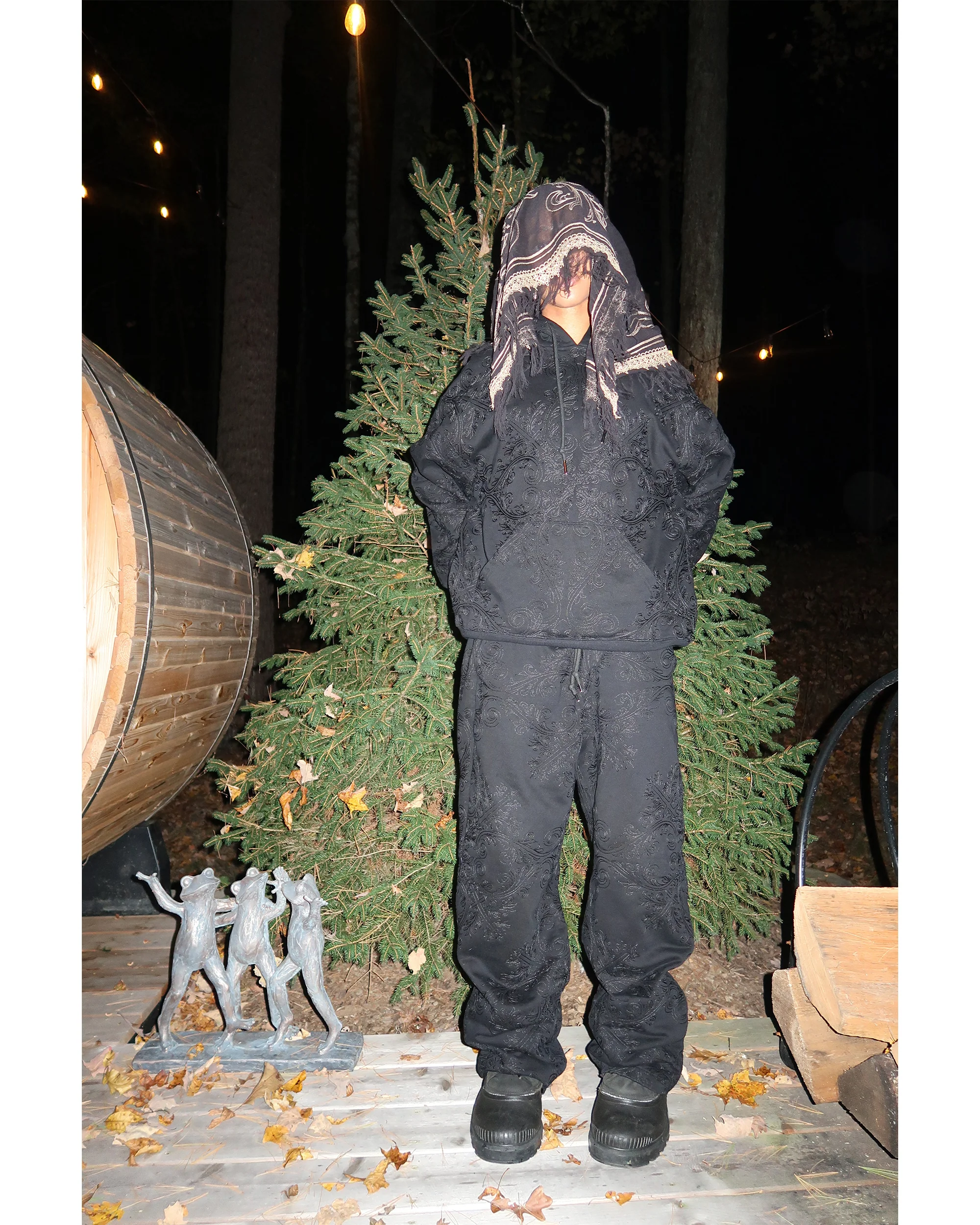 TRANCE SWEATPANTS (BLACK) - Image 6