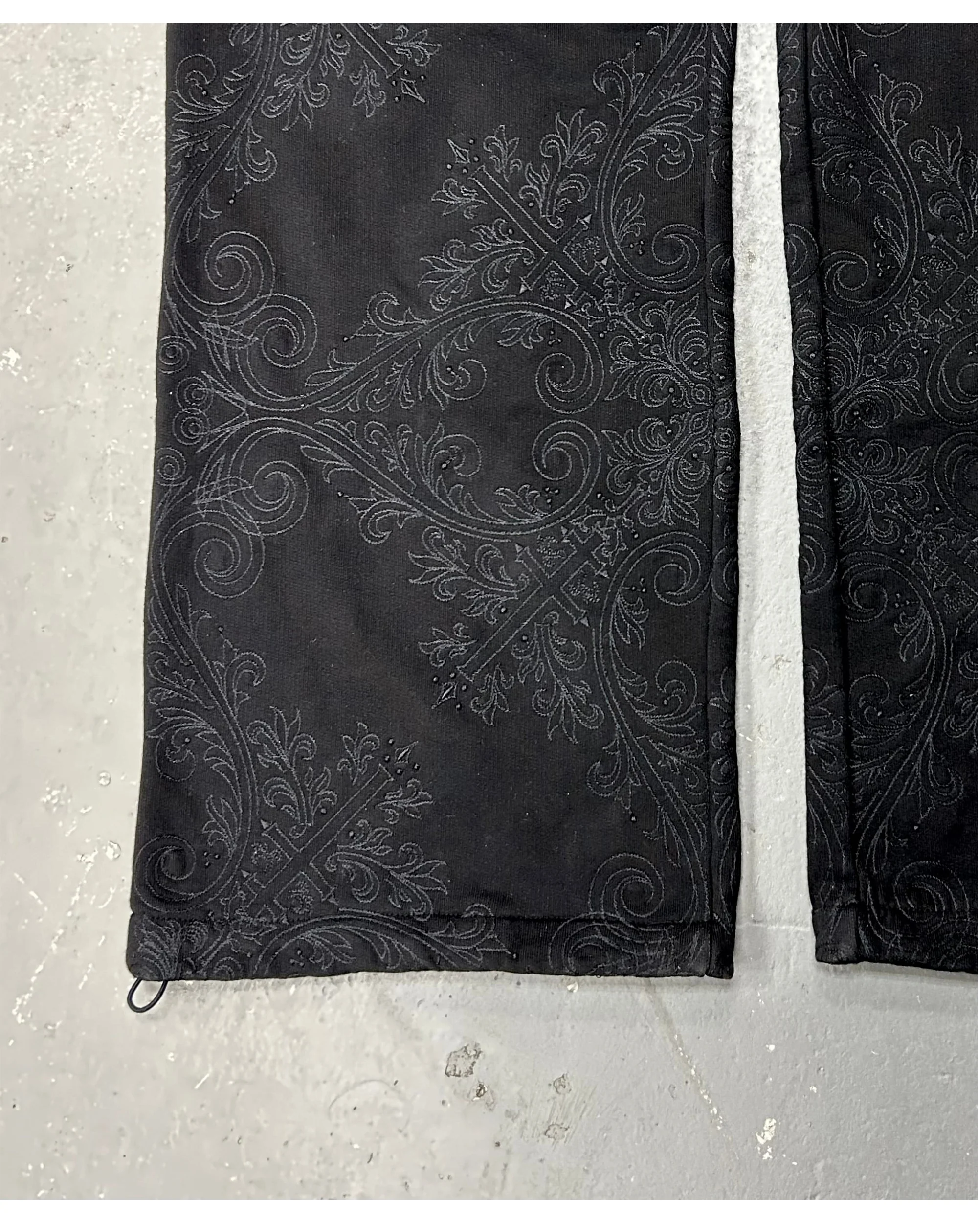 TRANCE SWEATPANTS (BLACK) - Image 7