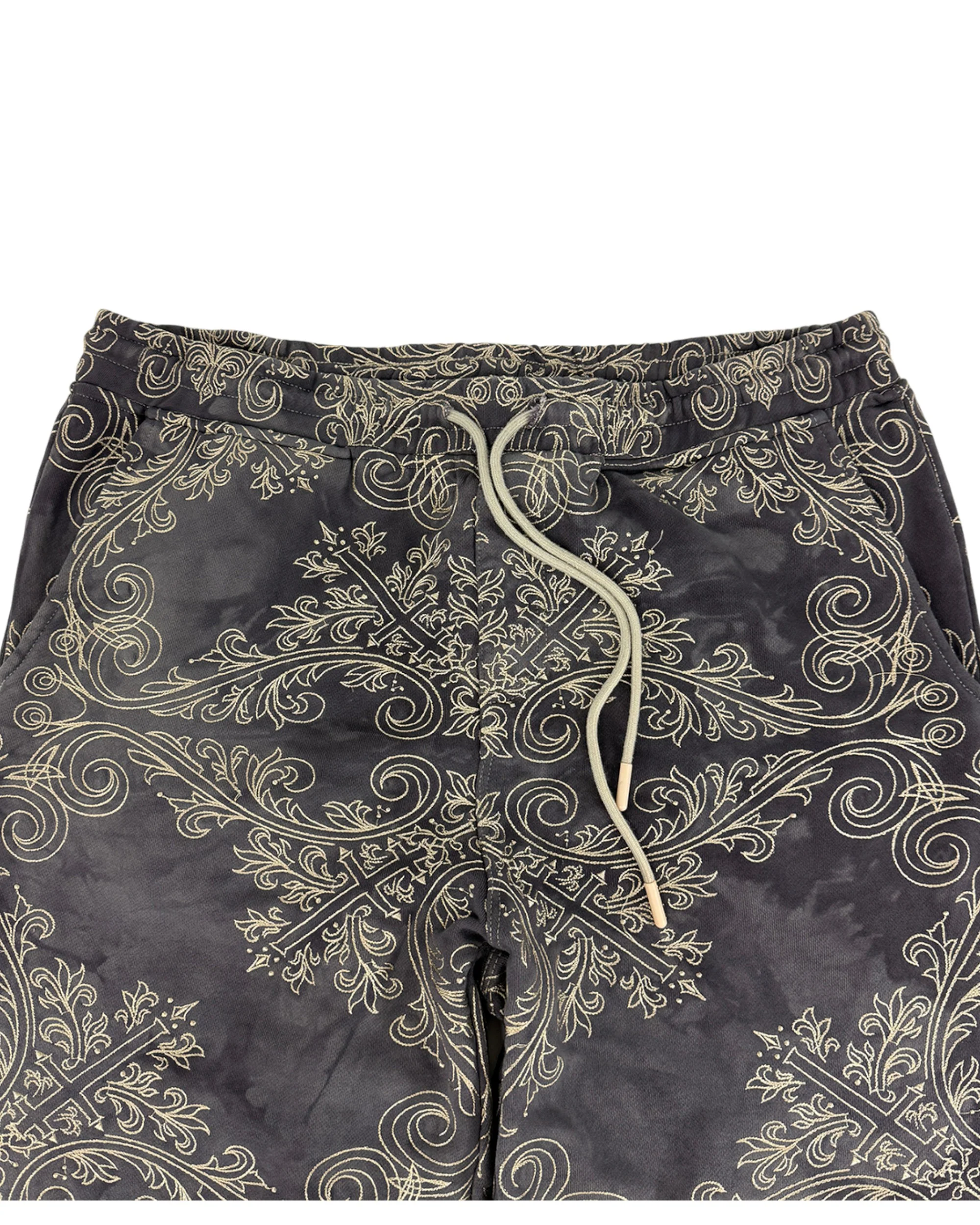 TRANCE SWEATPANTS (OBSIDIAN & GOLD) - Image 3