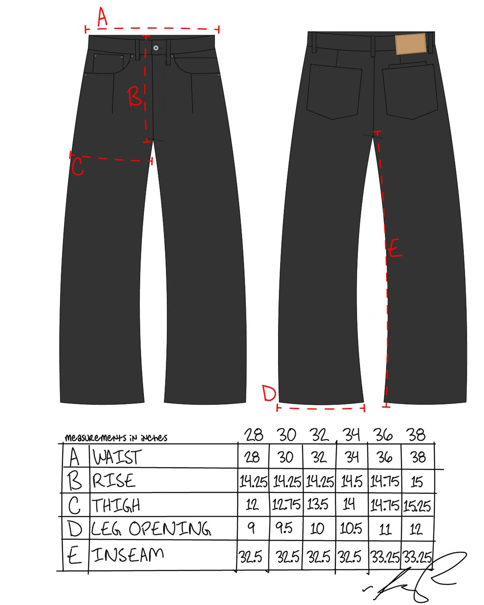 Traveler Jeans - Black Washed - Image 3