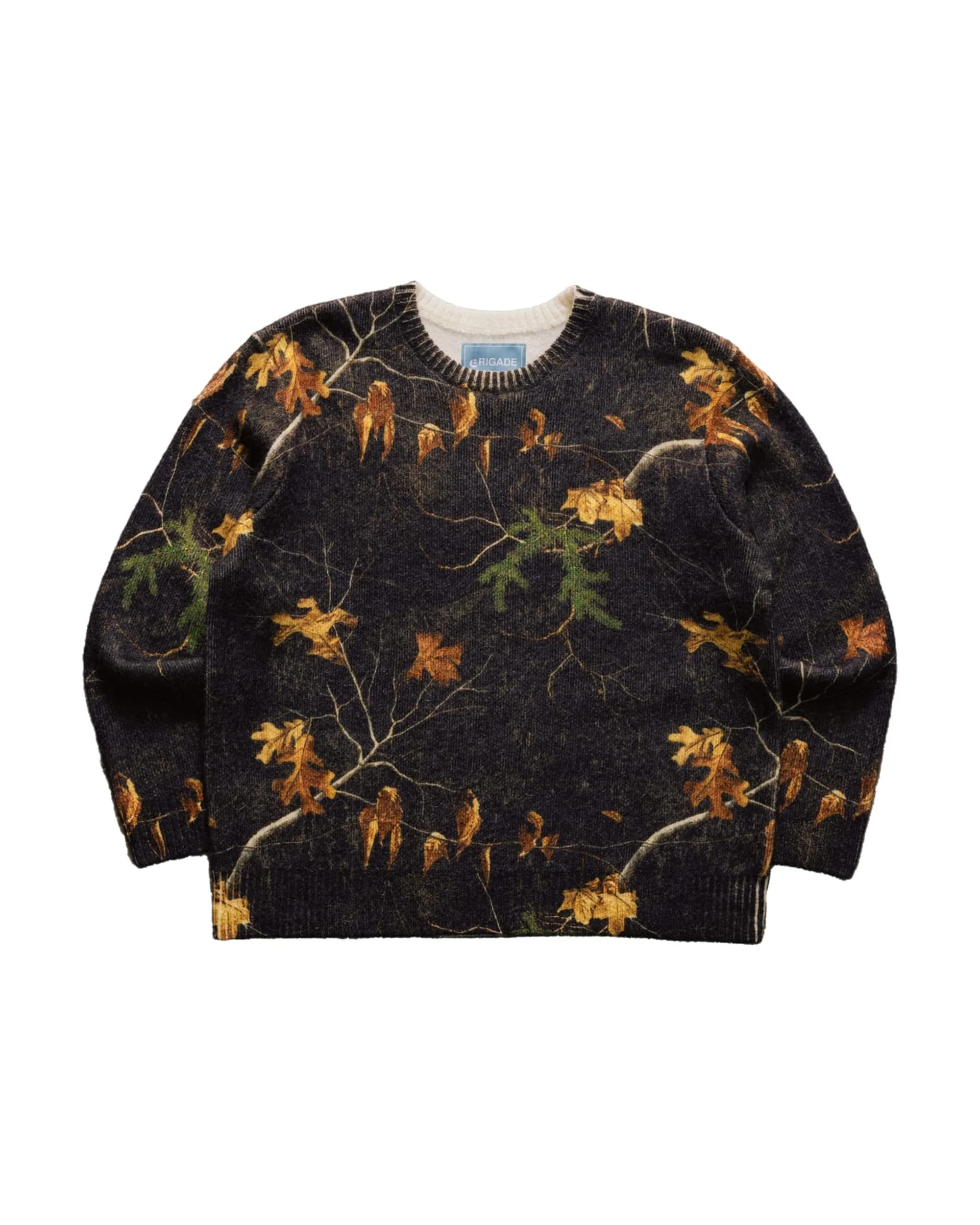 Tree Camo Mohair Sweater