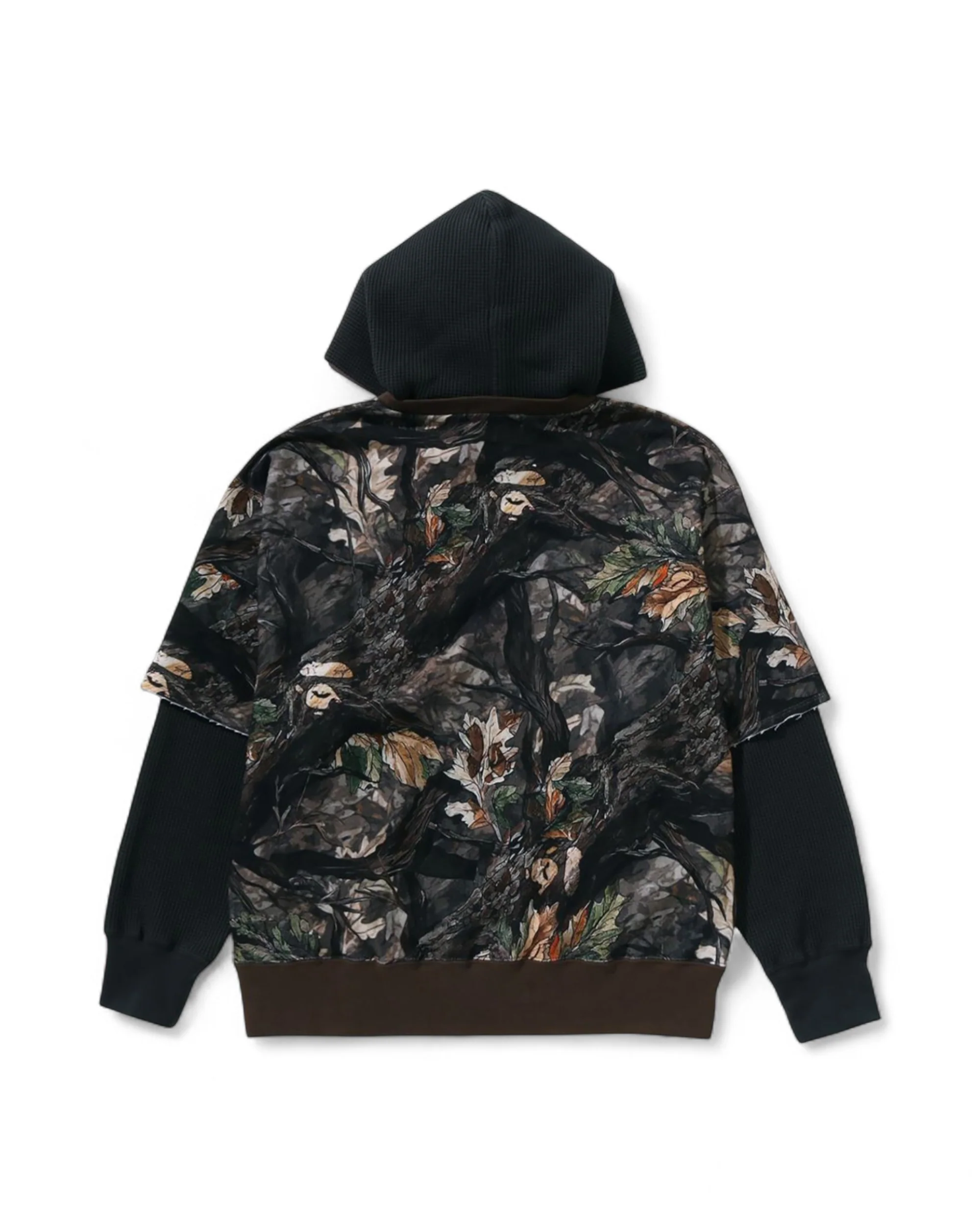 TREE EDGE CAMO LAYERED PULLOVER HOODIE MENS - Image 2