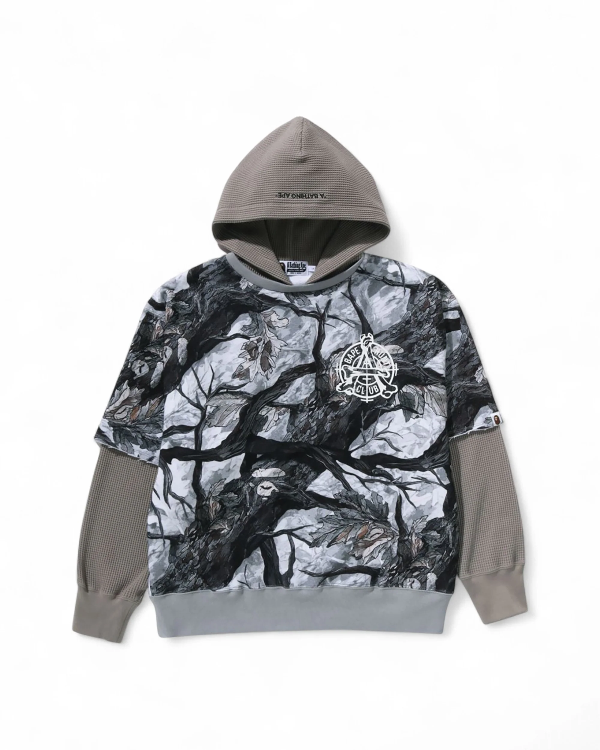 TREE EDGE CAMO LAYERED PULLOVER HOODIE MENS - Image 6