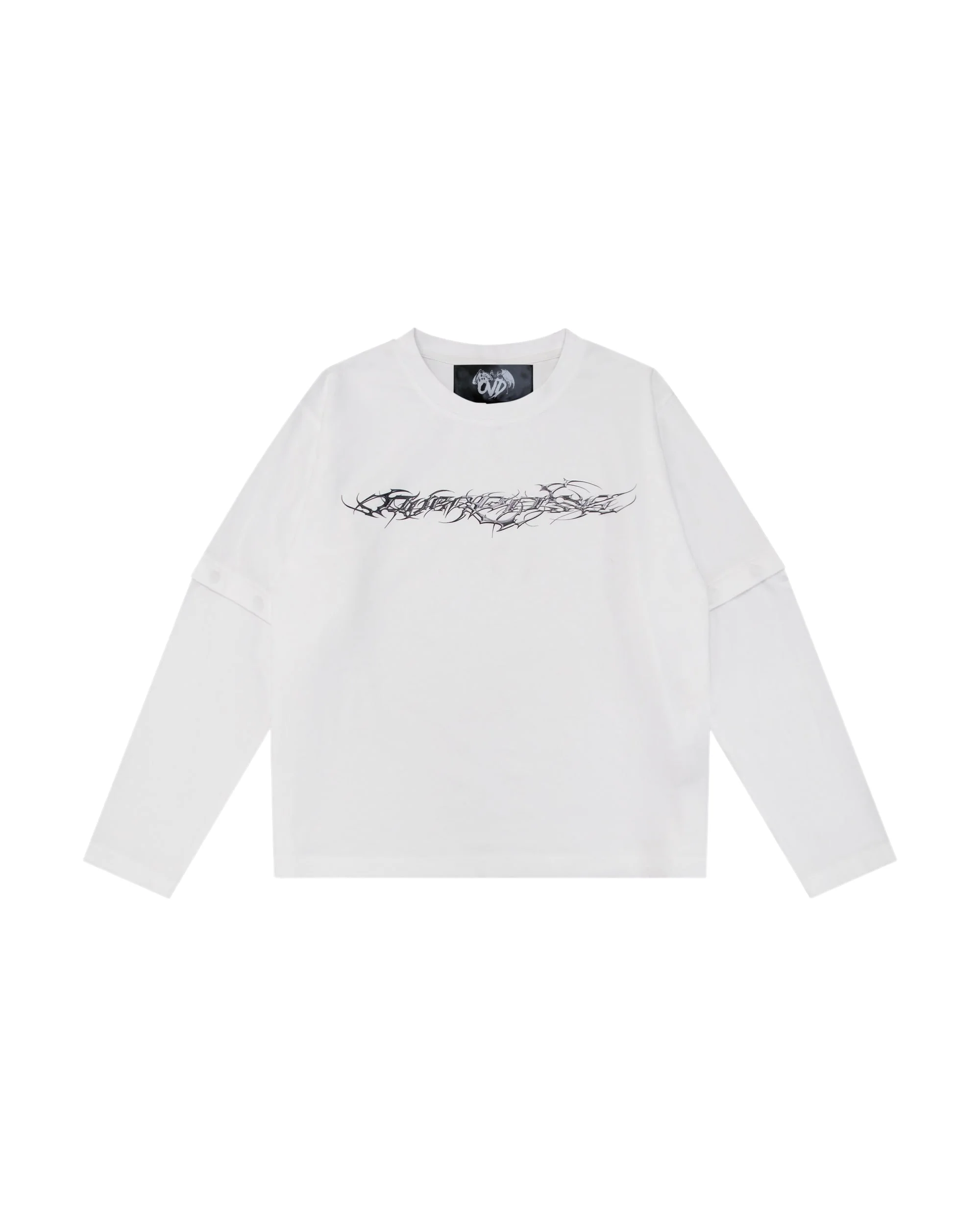 "TRIBAMETAL" LOGO TRNSFRMR L/S - ANGEL