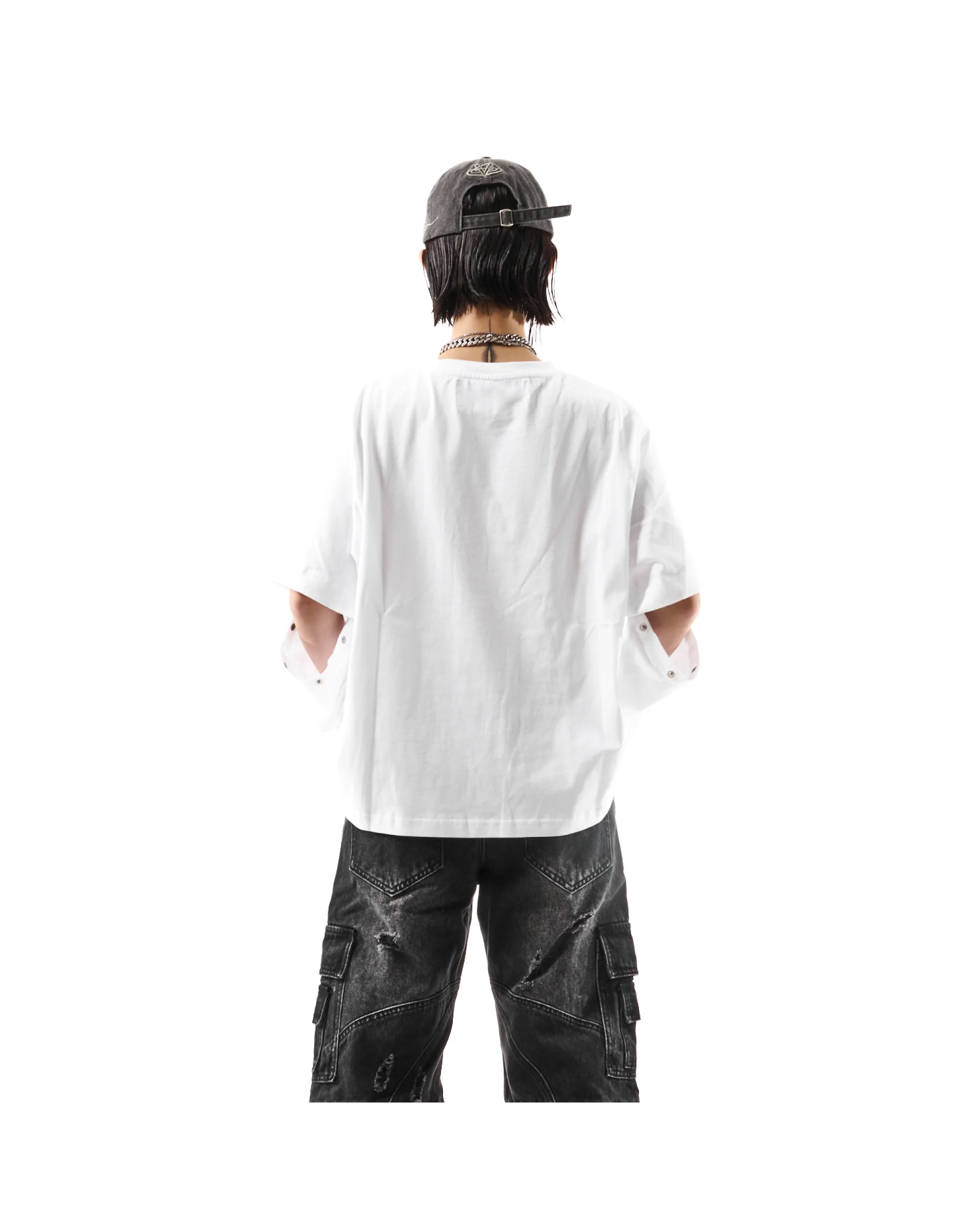 "TRIBAMETAL" LOGO TRNSFRMR L/S - ONYX - Image 4