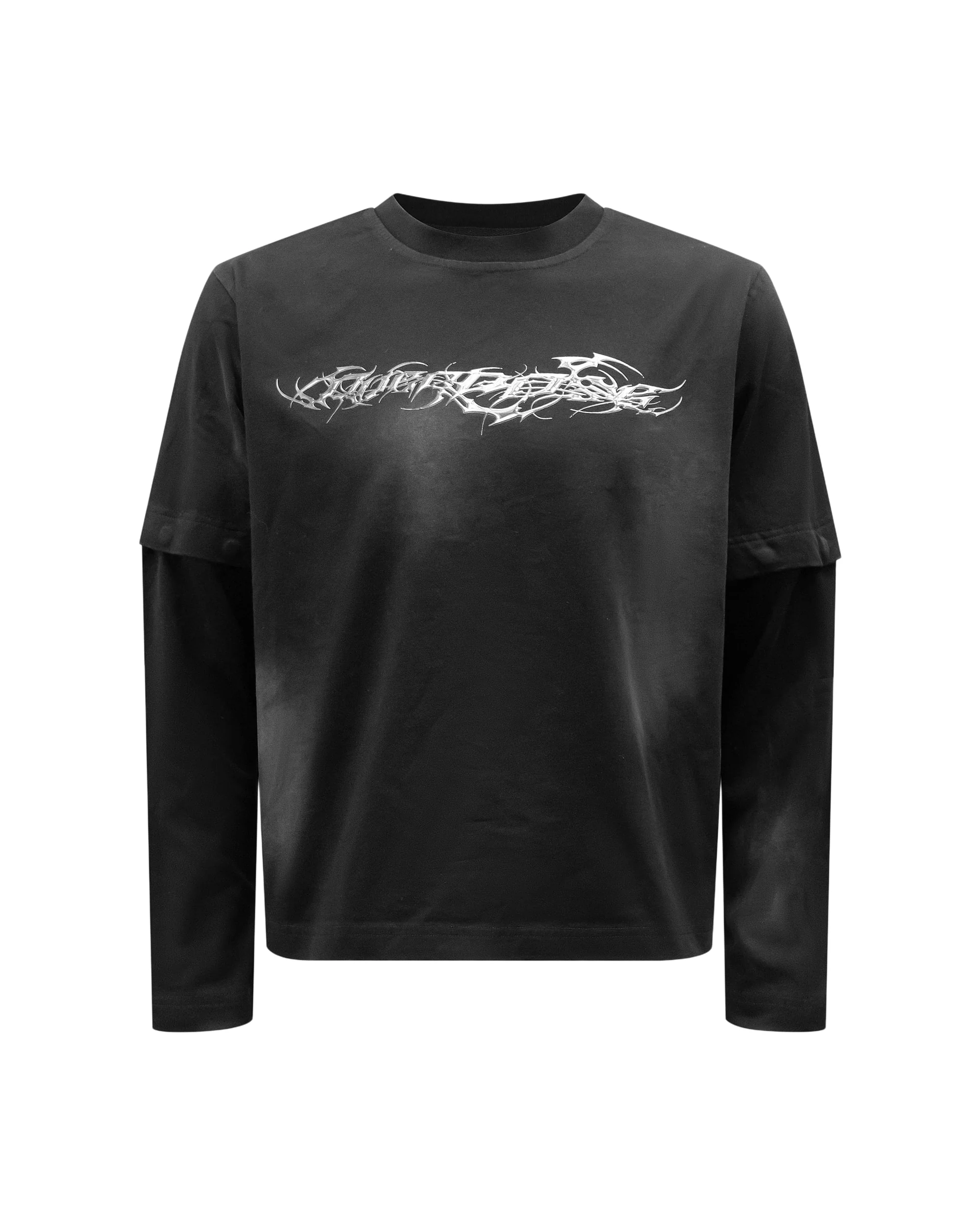 "TRIBAMETAL" LOGO TRNSFRMR L/S - ONYX - Image 8