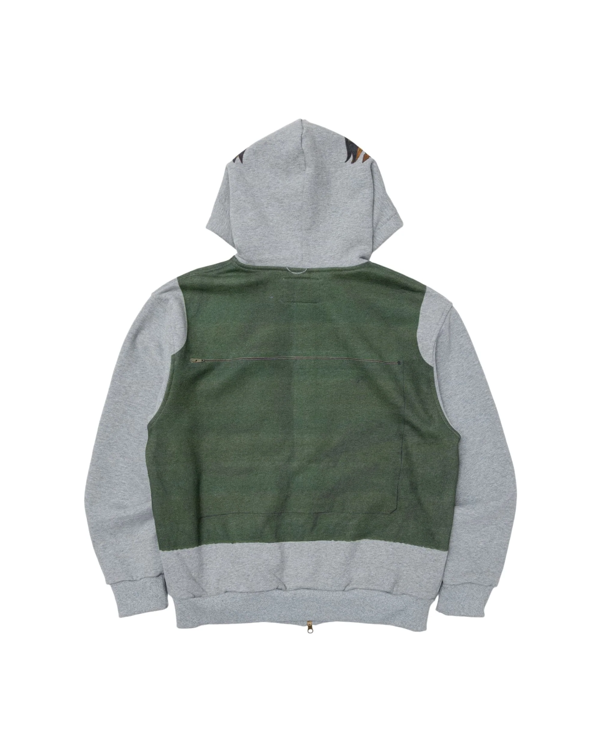 Tromp-L'oeil Vest Zip Hoodie - Image 9