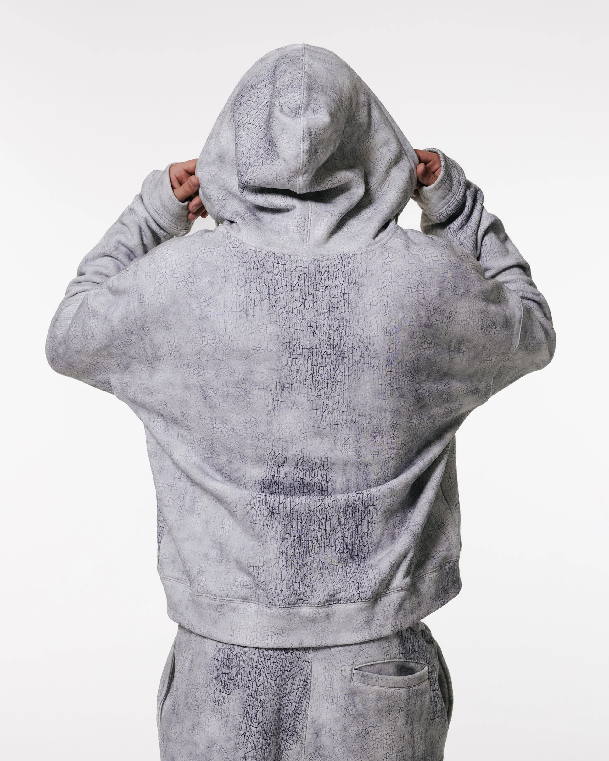 Trompe L'oeil Cracked Zip Up - Image 3