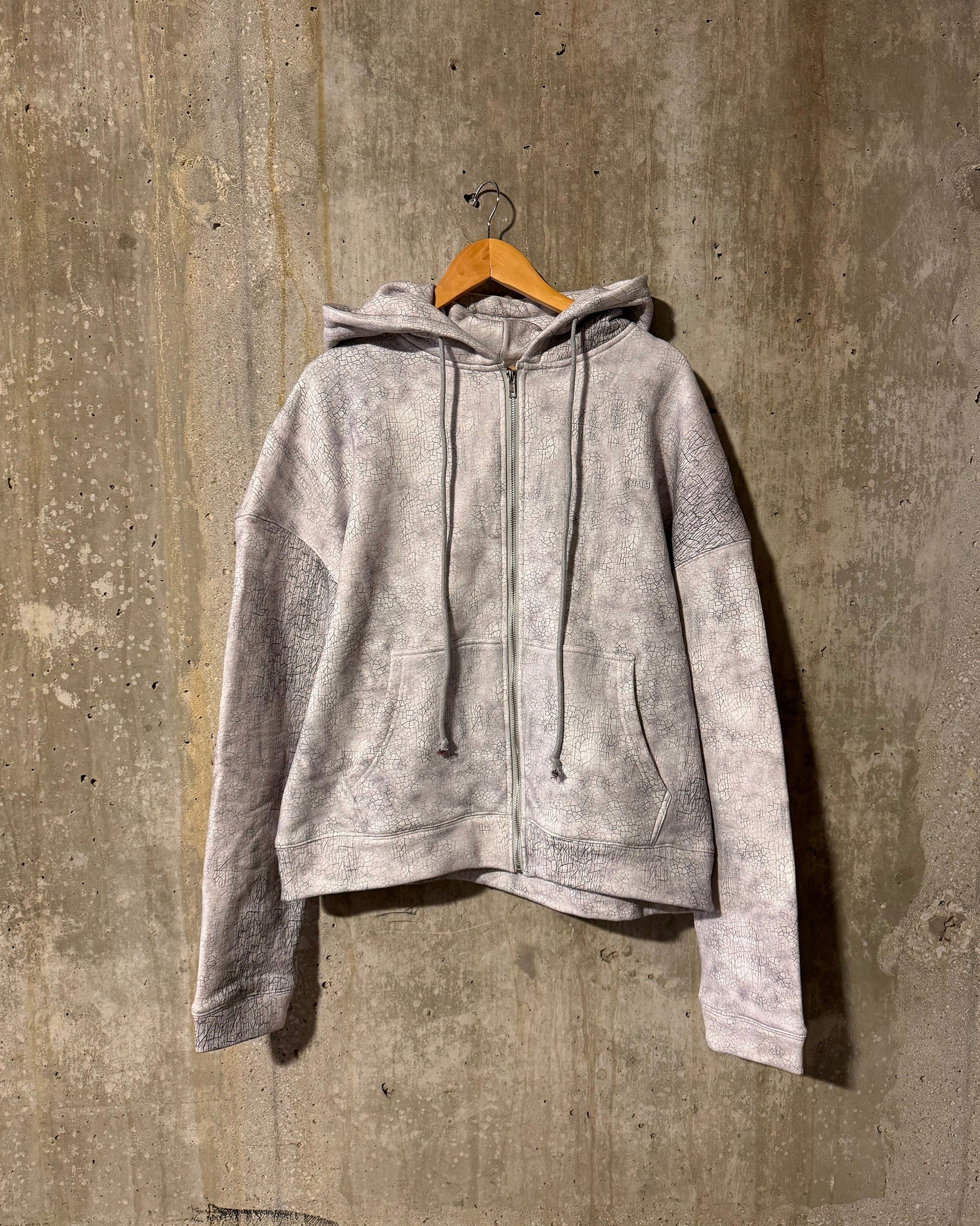 Trompe L'oeil Cracked Zip Up - Image 5