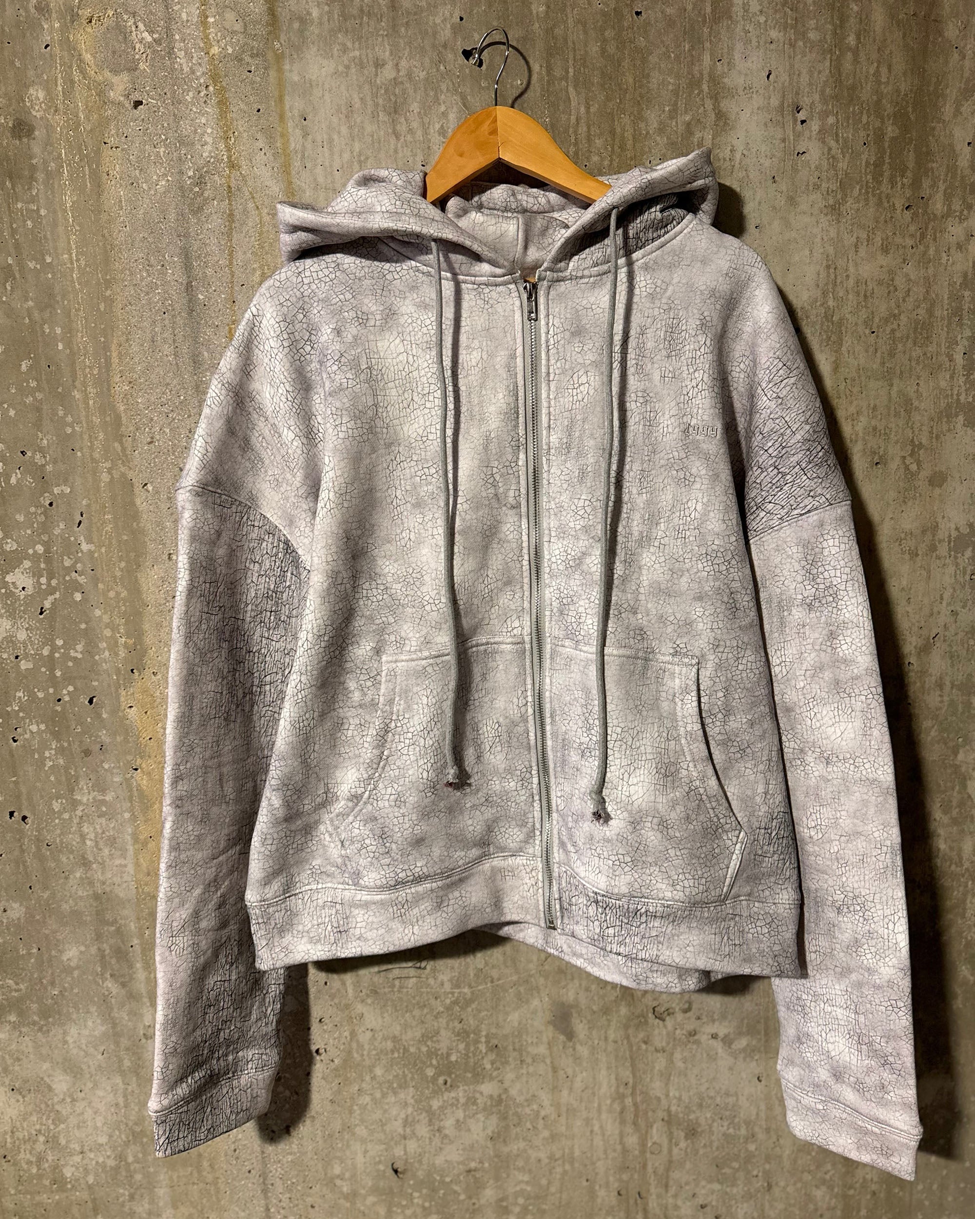 Trompe L'oeil Cracked Zip Up - Image 6