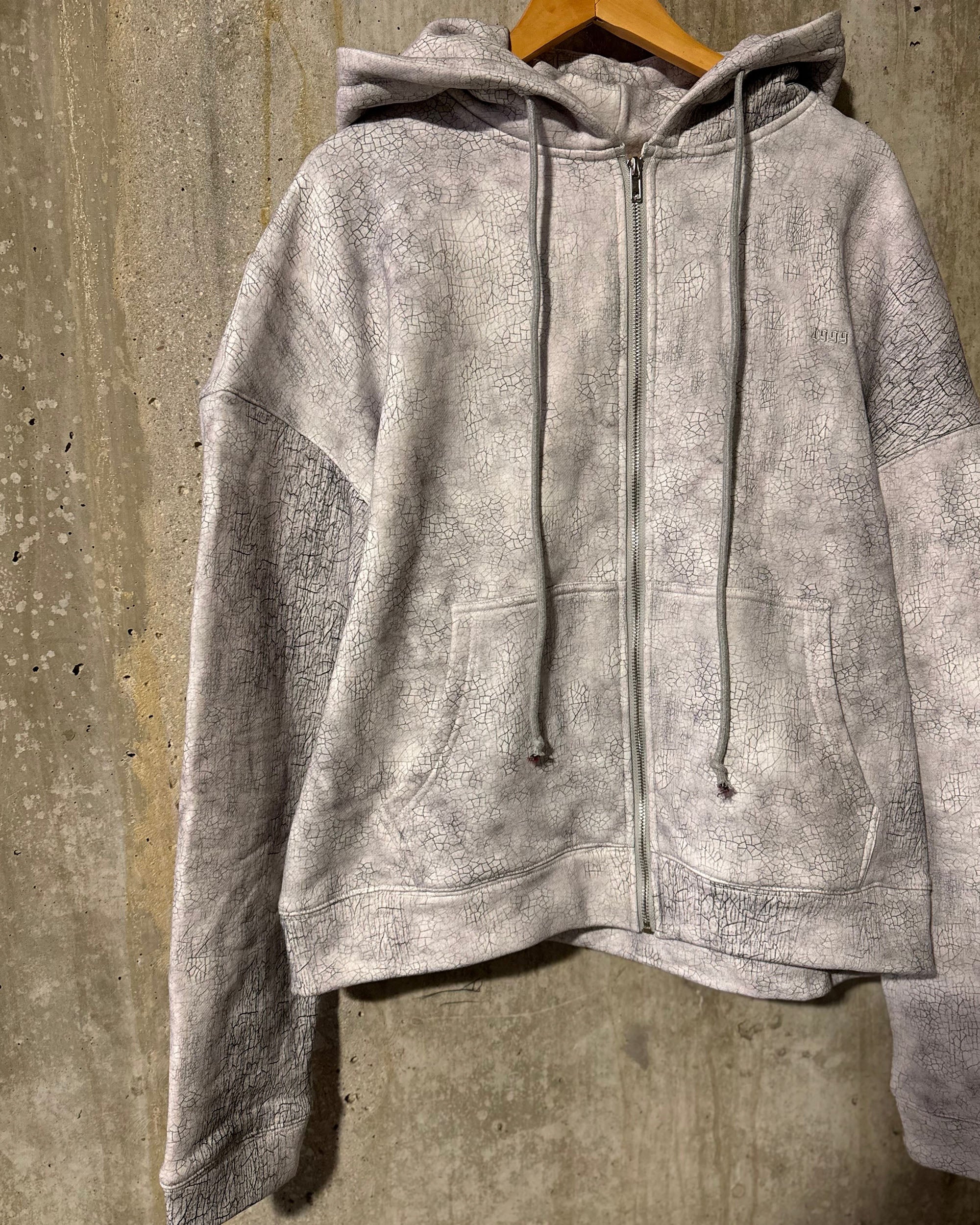 Trompe L'oeil Cracked Zip Up - Image 7