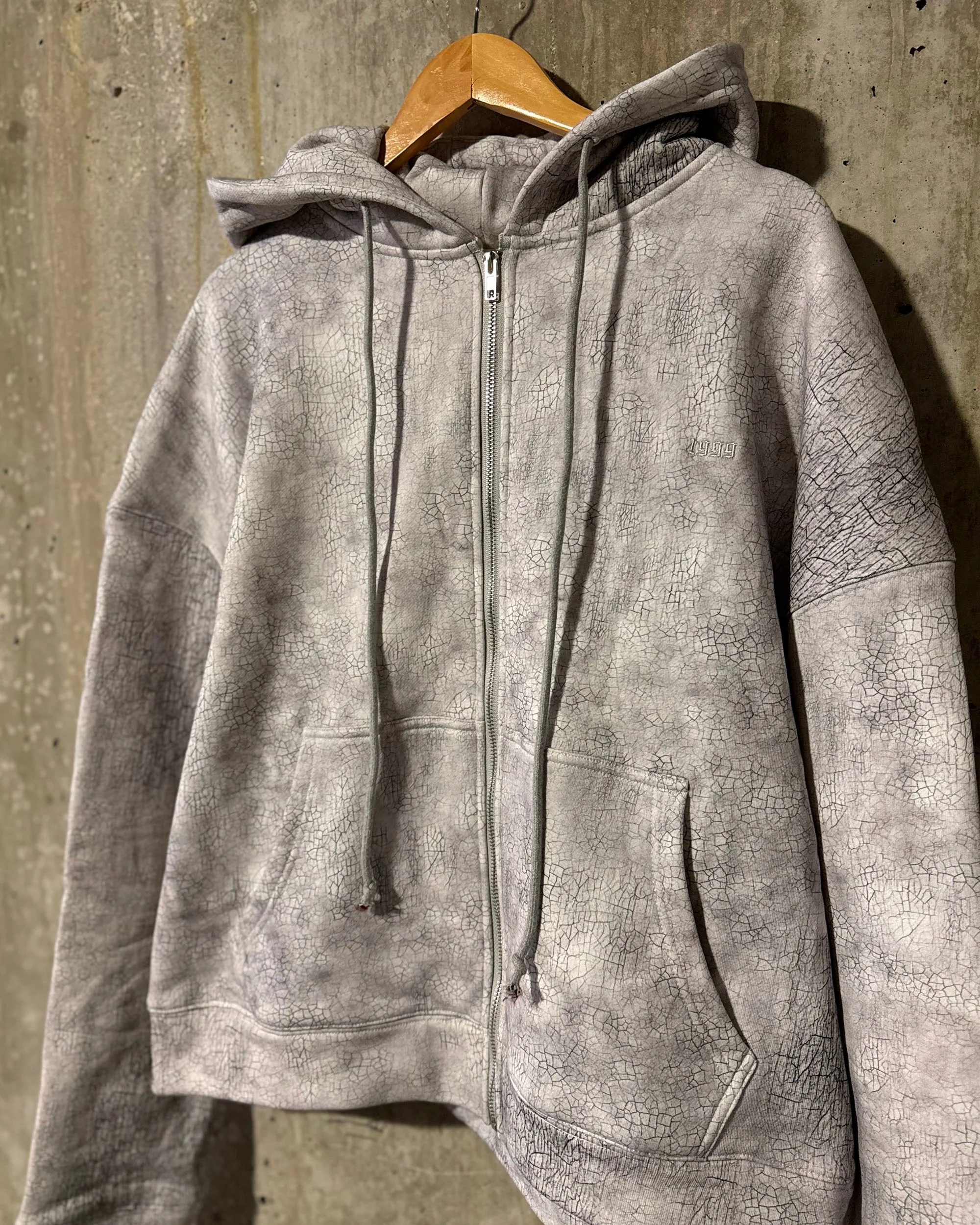 Trompe L'oeil Cracked Zip Up - Image 8