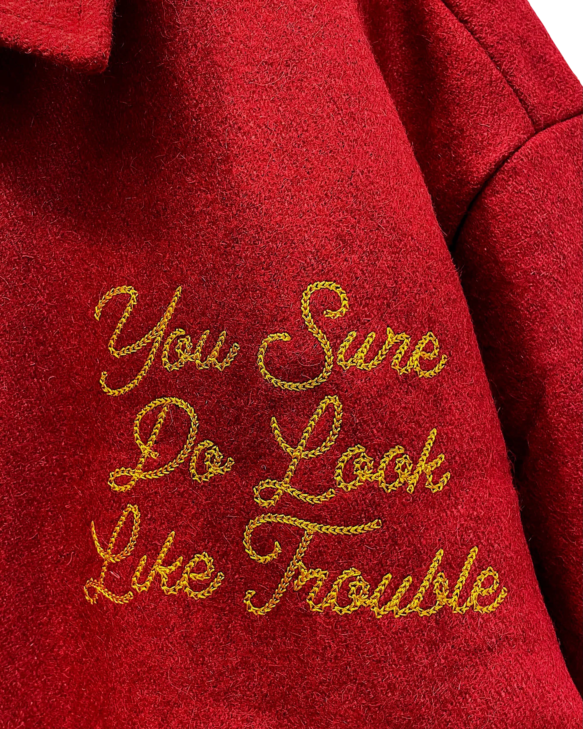 Trouble Jacket - Red - Image 3