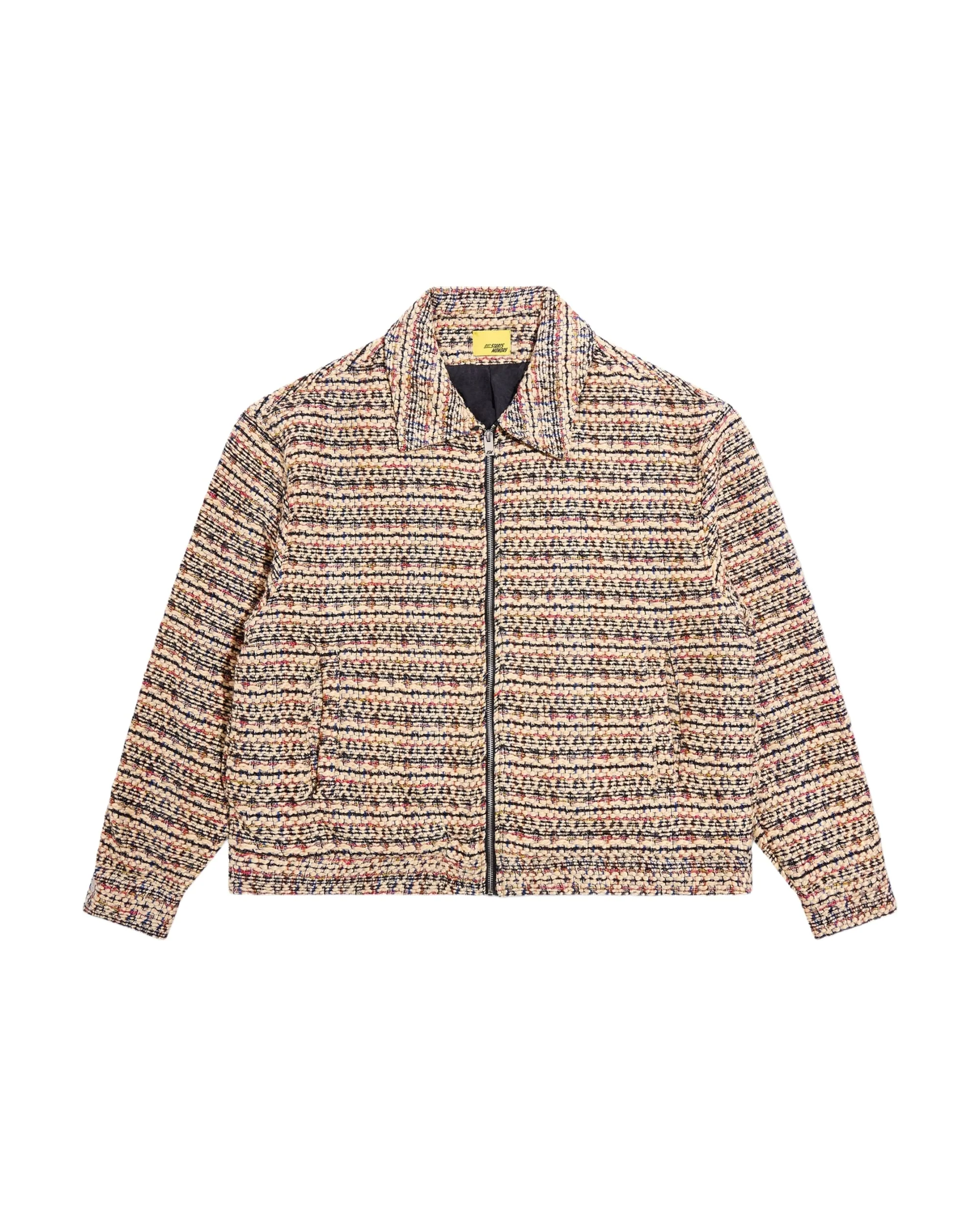Tweed Jacket - Tan Multi
