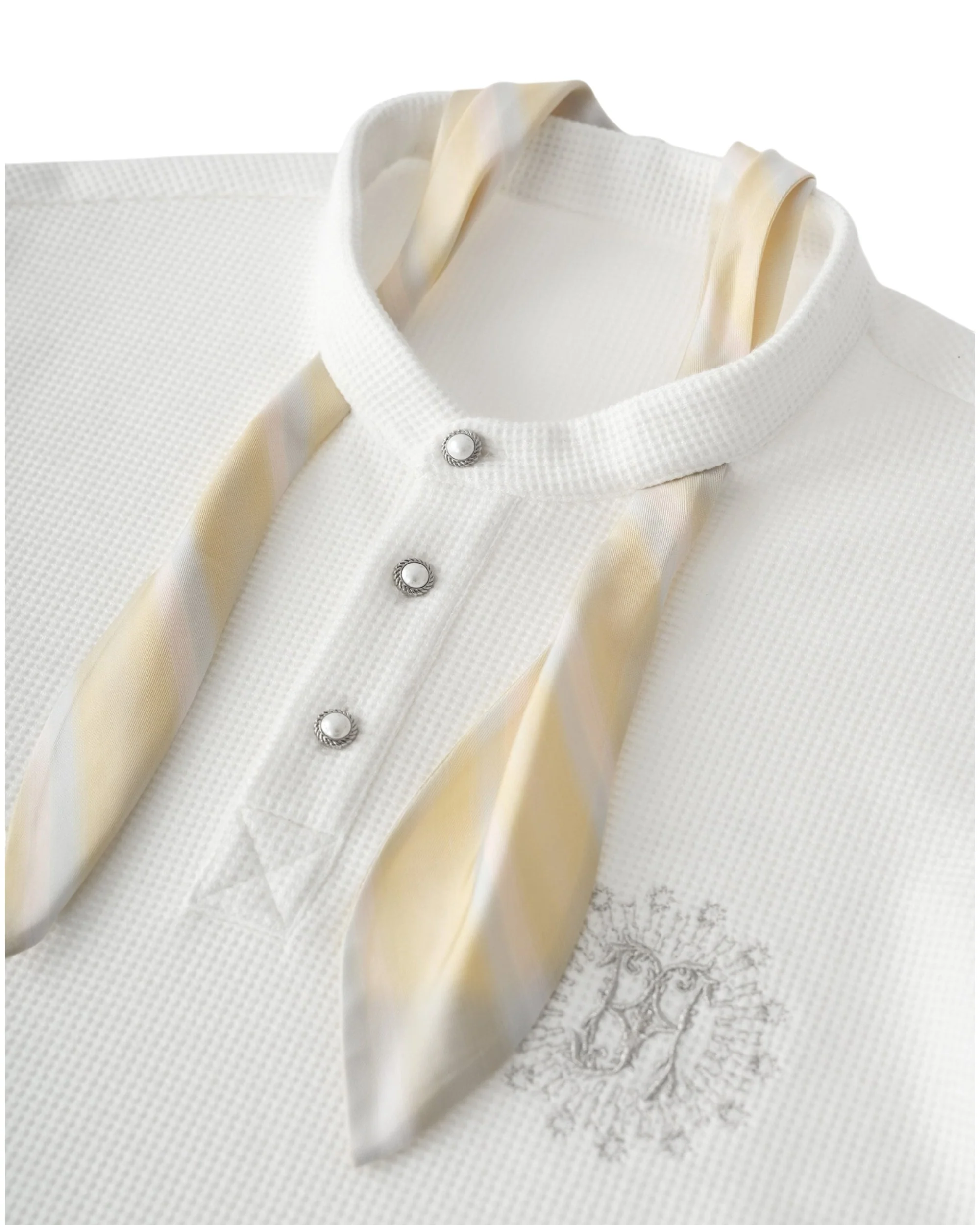 Twilight Collar Polo in WHT - Image 3