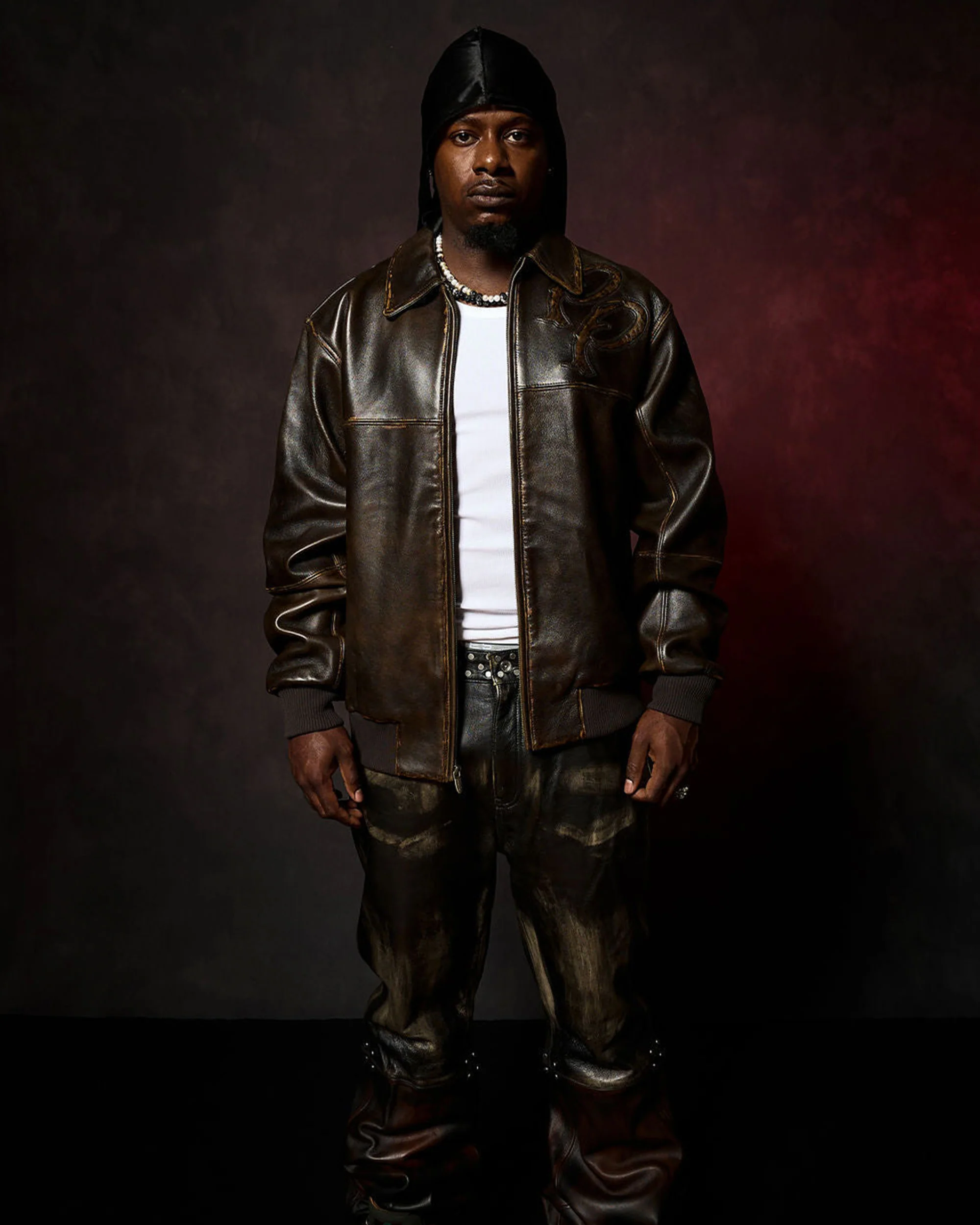 Two Tone Pelle Pelle Jacket - Image 2