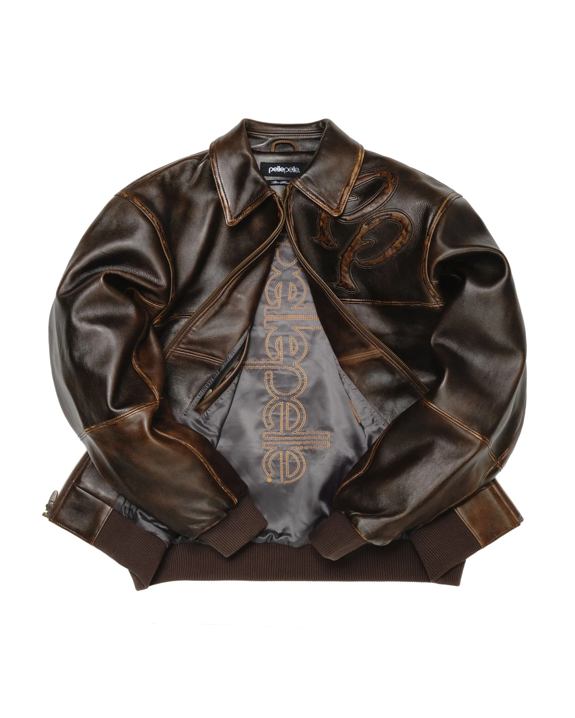 Two Tone Pelle Pelle Jacket - Image 5