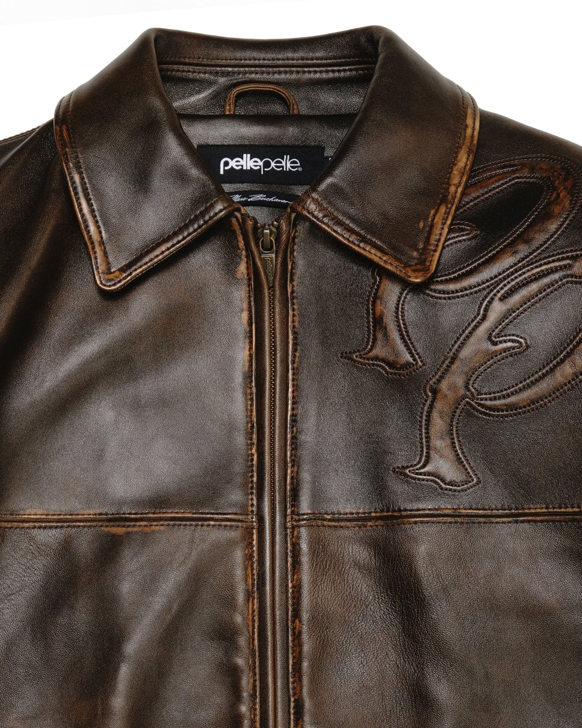 Two Tone Pelle Pelle Jacket - Image 9